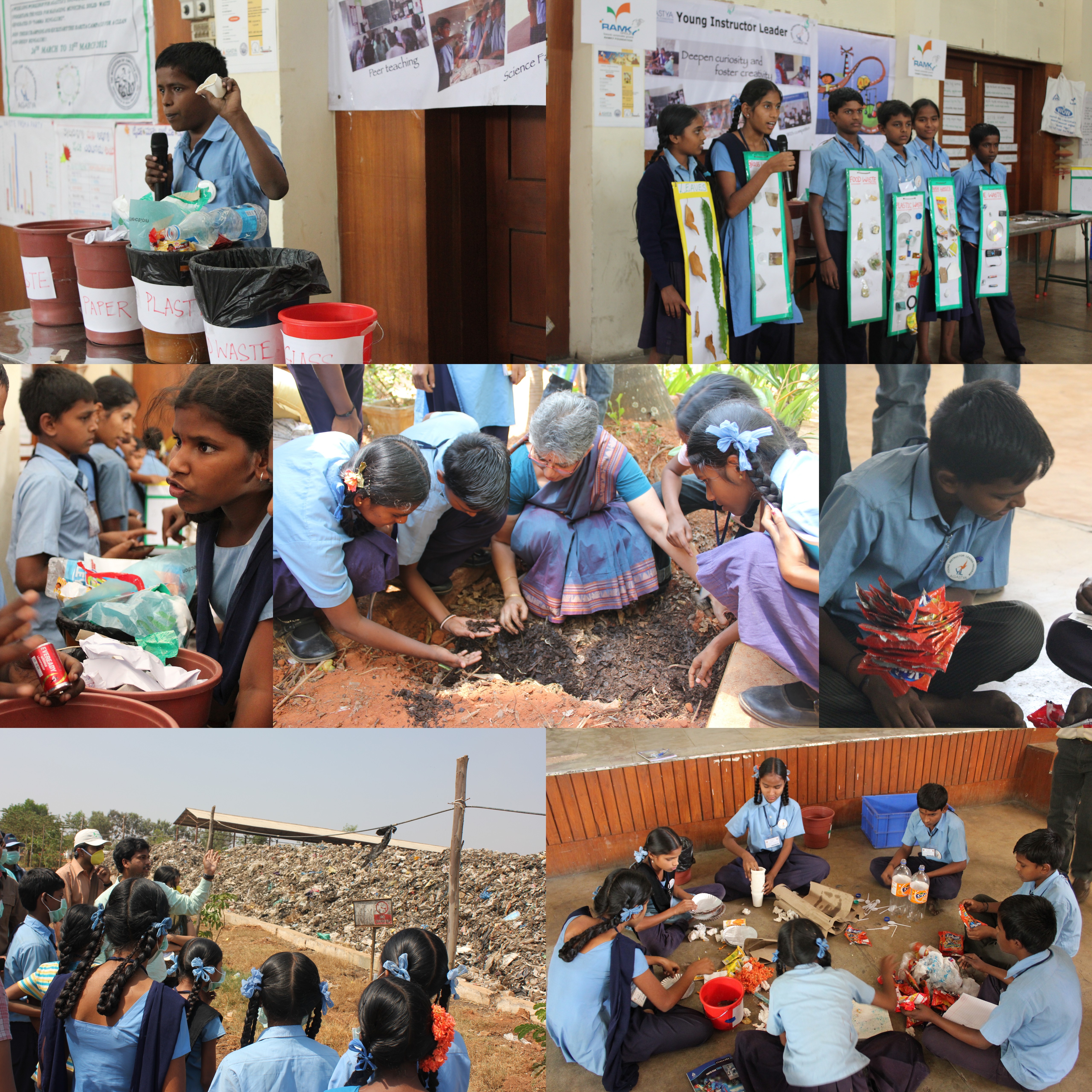 Waste-Management Drive for 240 Bangalore students