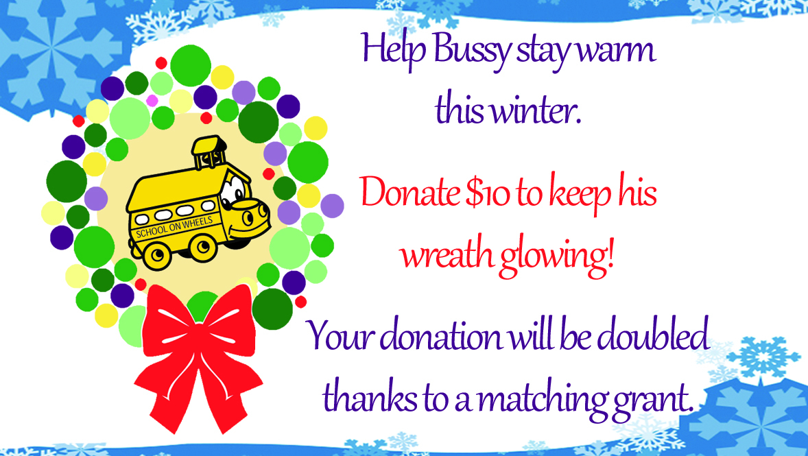 Keep Bussy warm this winter! Let's raise $5000!