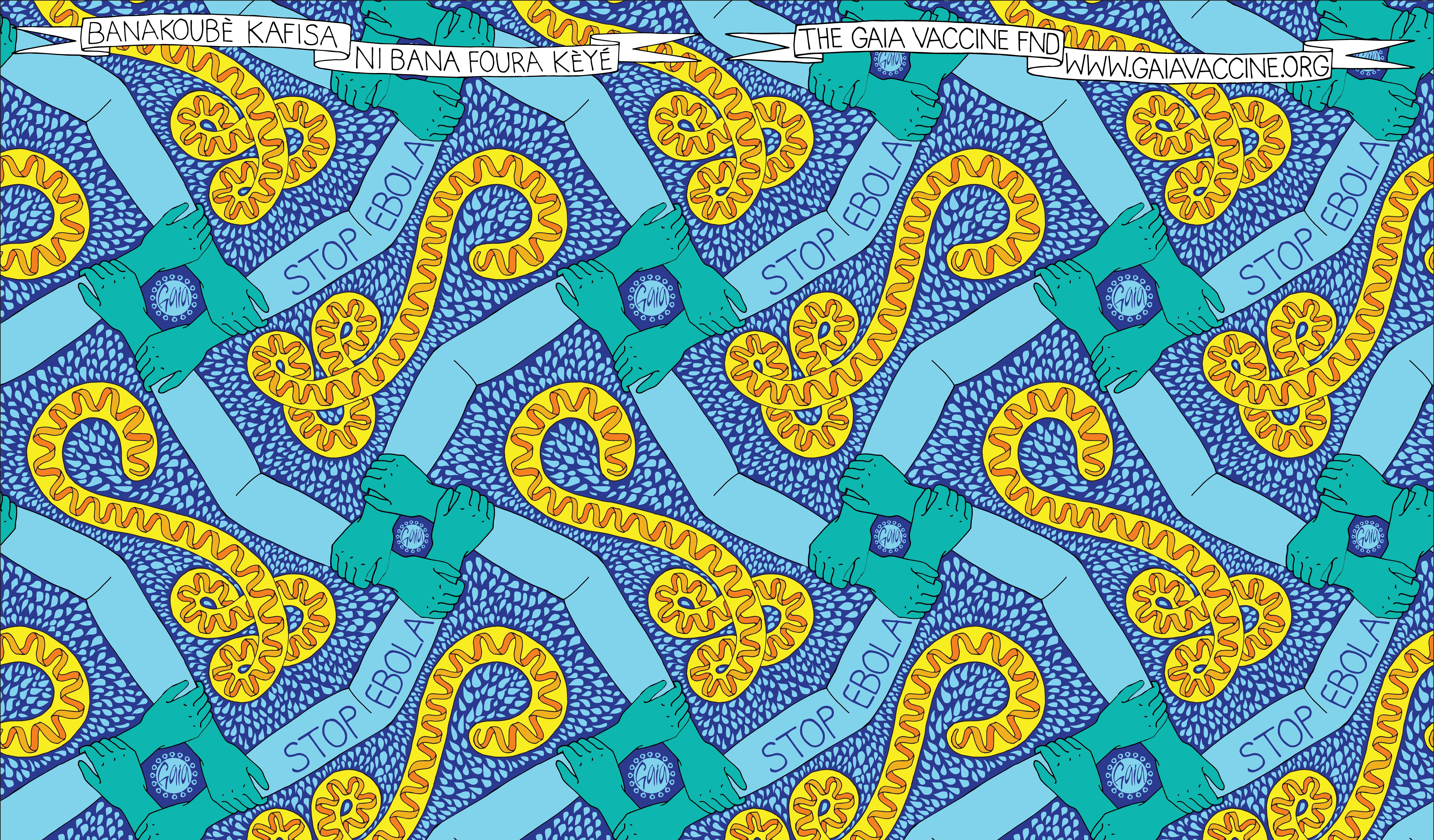 Story-telling cloth for Ebola Education