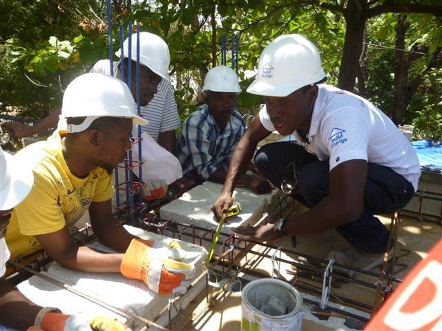 Train four builders in Haiti to build safer homes