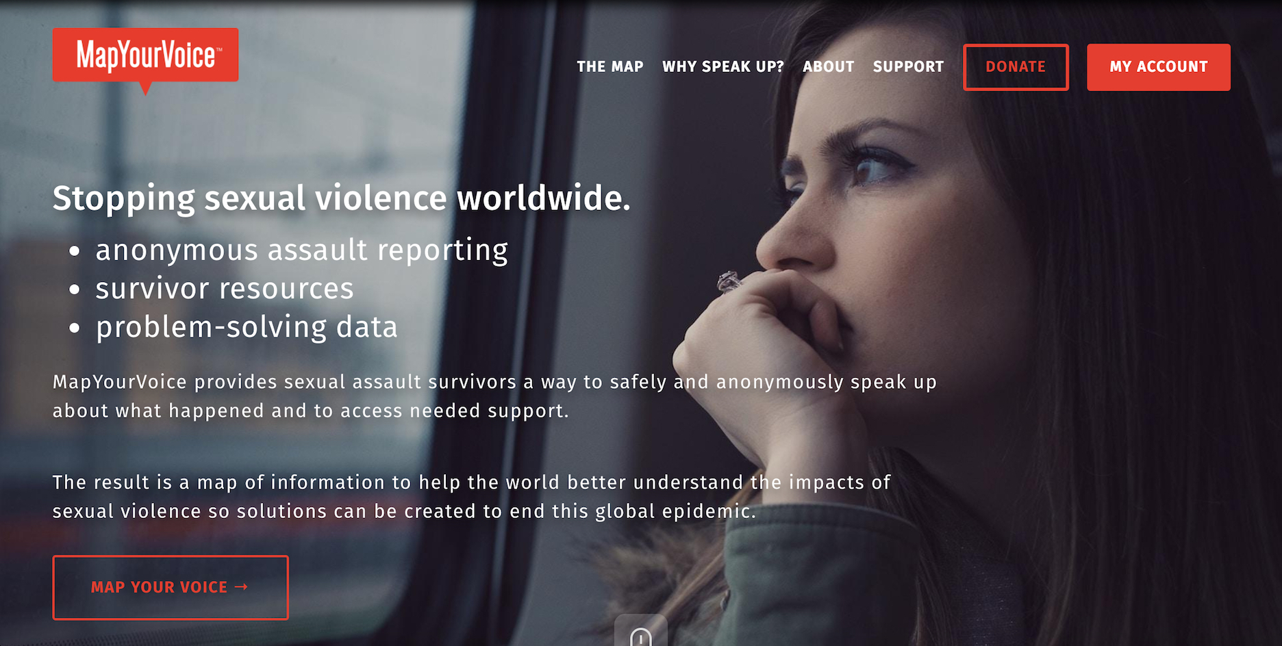 Help support 1 million sexual violence survivors