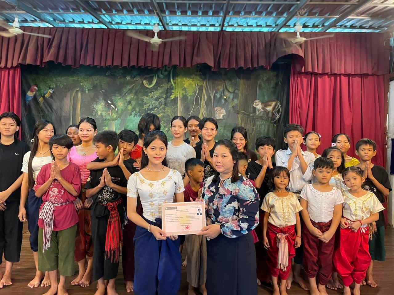 Arts for Cambodian Children & Teens at Champey