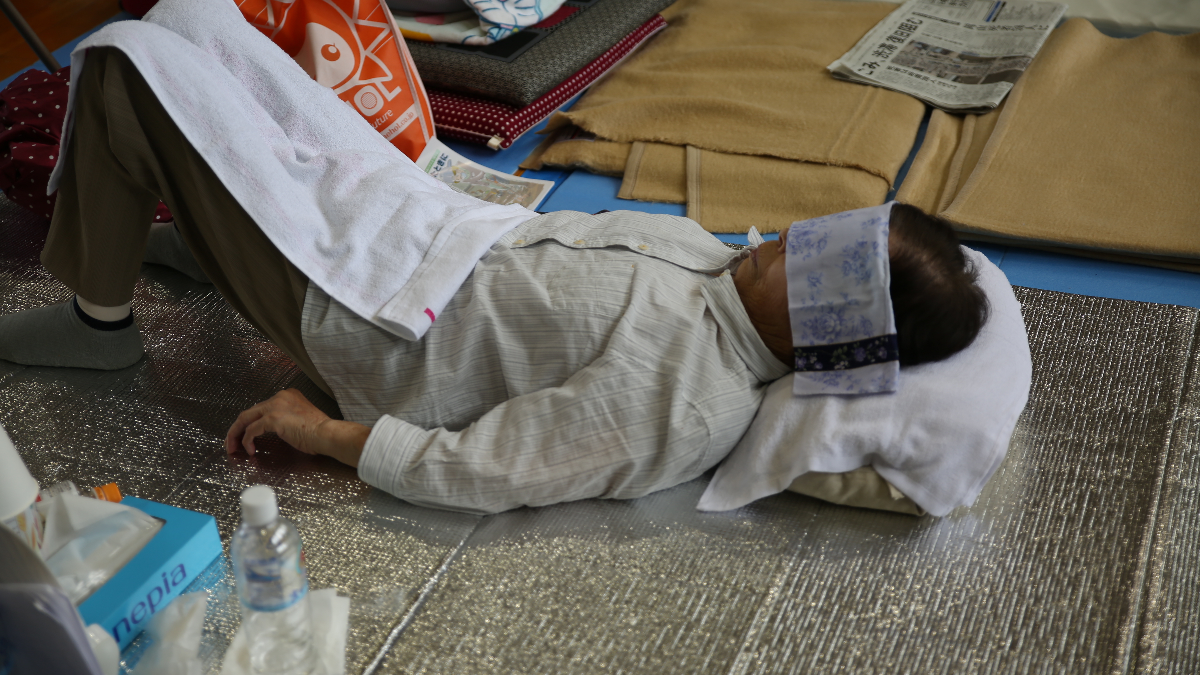West Japan Flooding Relief in Kurashiki, Okayama