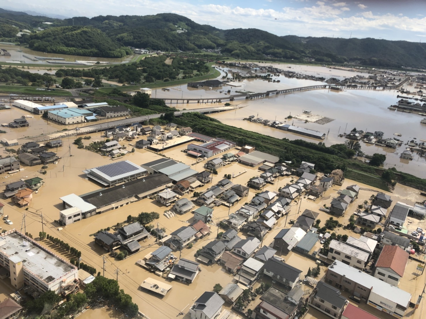 Emergency Response to Western Japan Floods