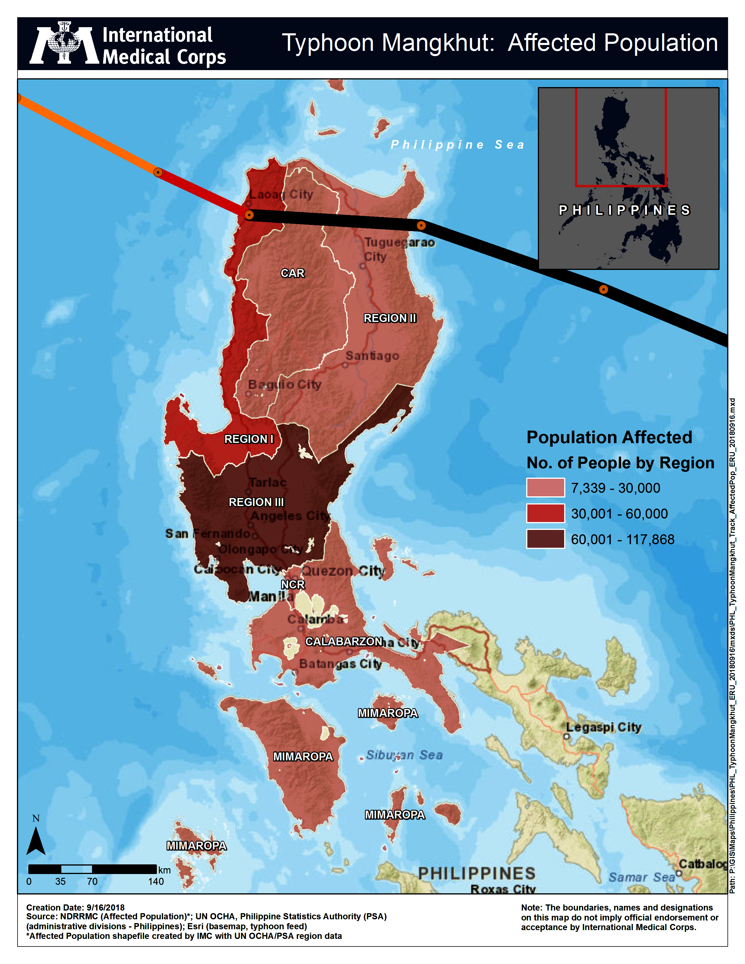 Emergency Response to Typhoon Mangkhut
