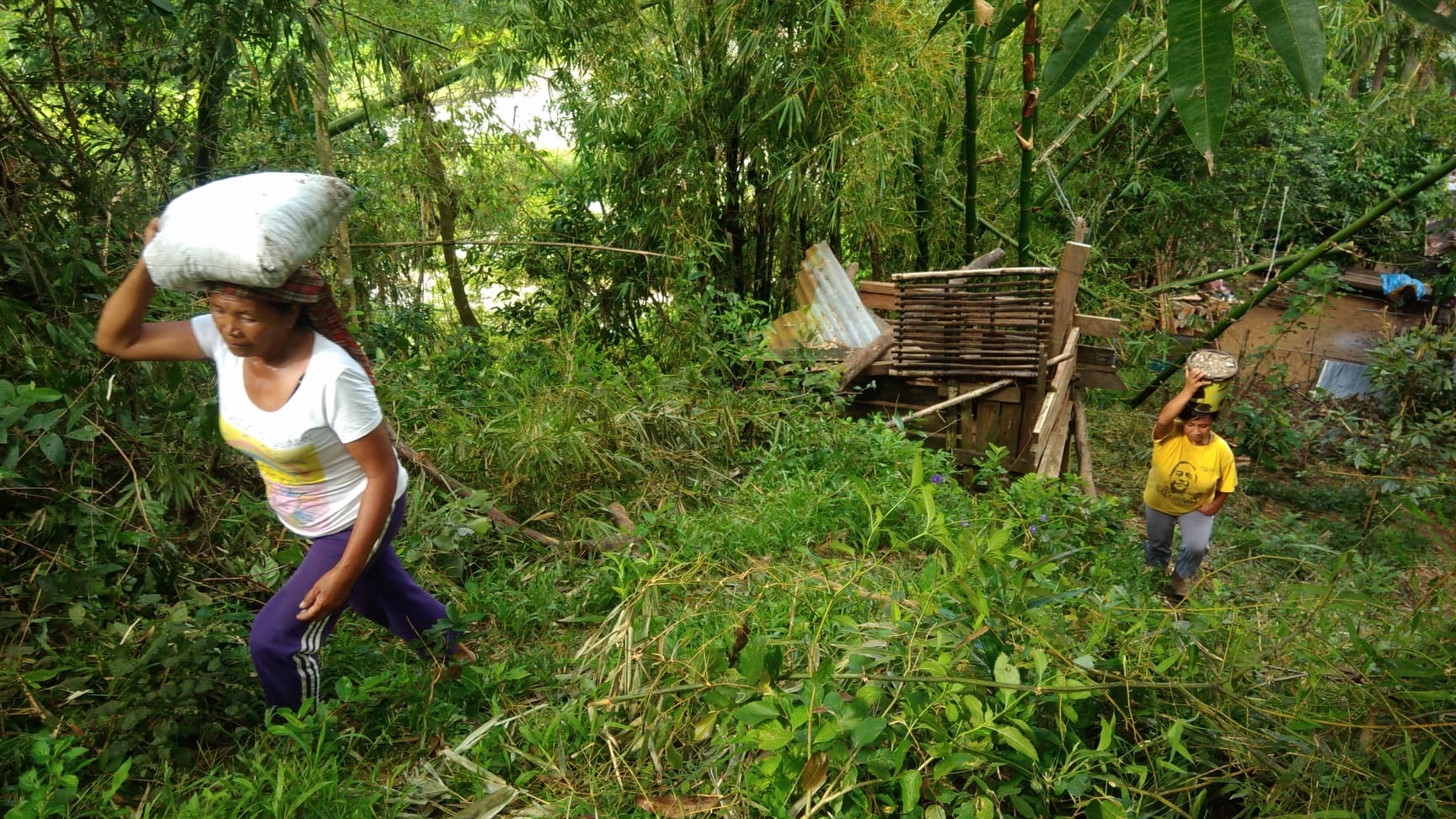 Electricity and Water for 1000 Typhoon Victims