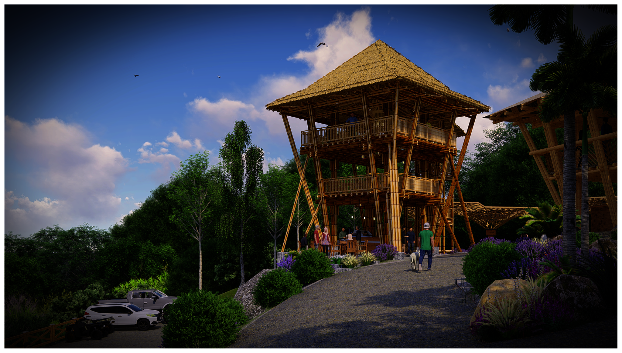 3-Storey Viewing Tower at Highland Brew Coffee