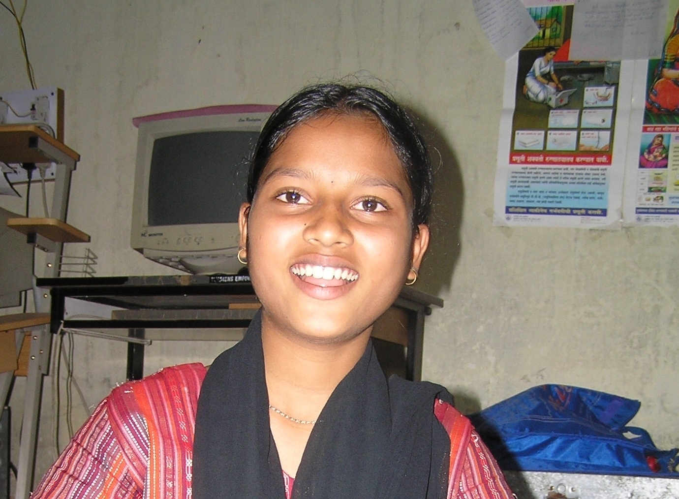 Empower girls like Priti in slums in Pune, India
