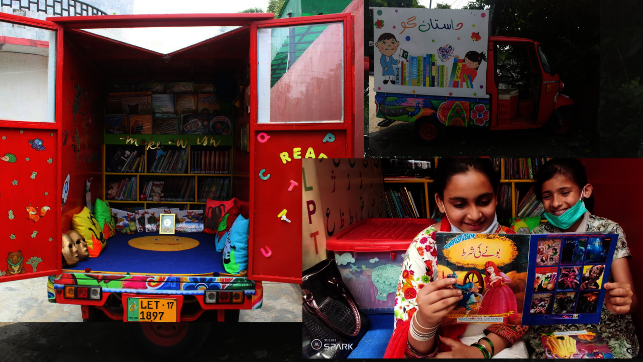 Rickshaw Mobile Library to visit 6000 children
