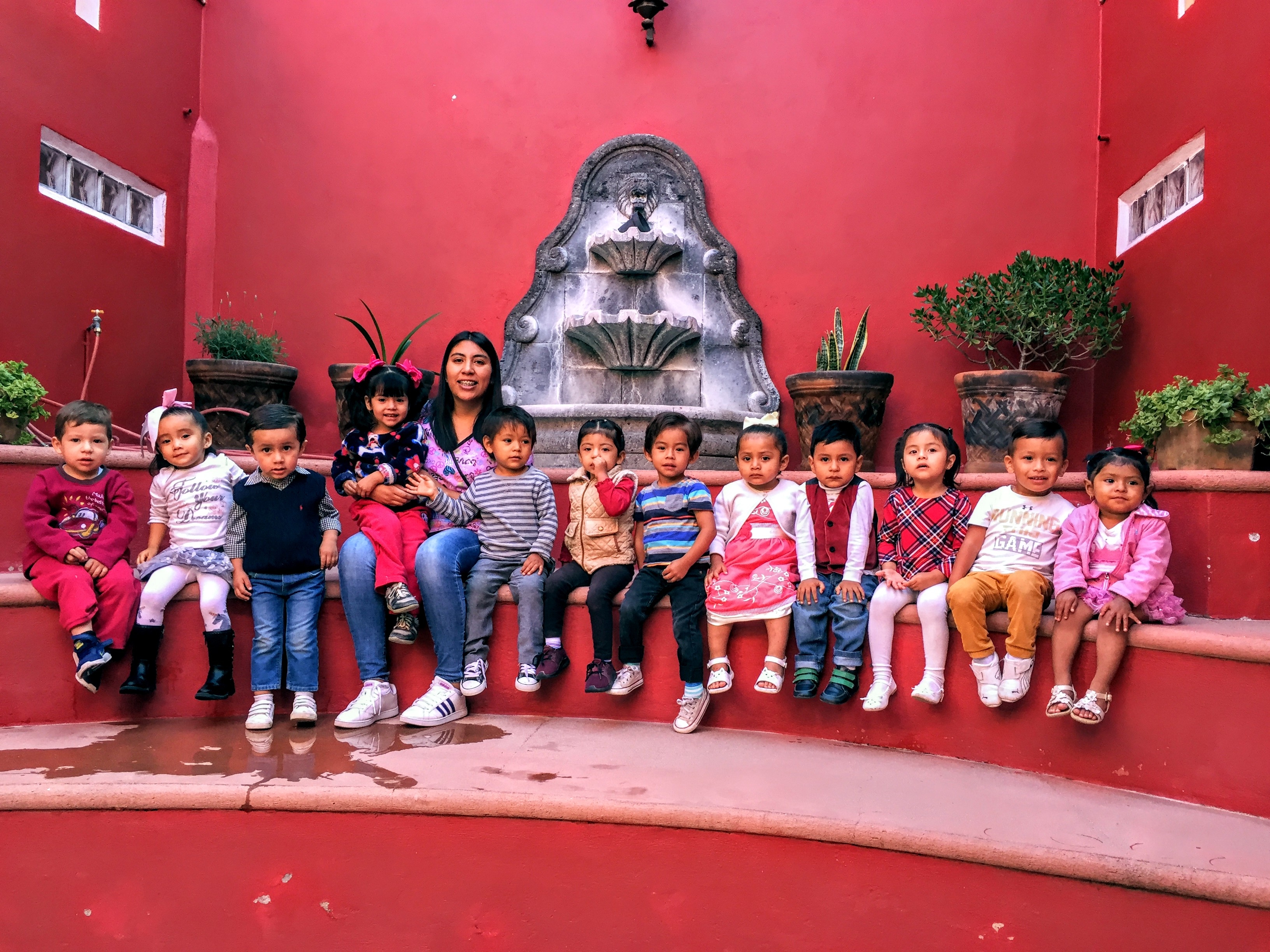 Create a mandala mural for CILA's kids