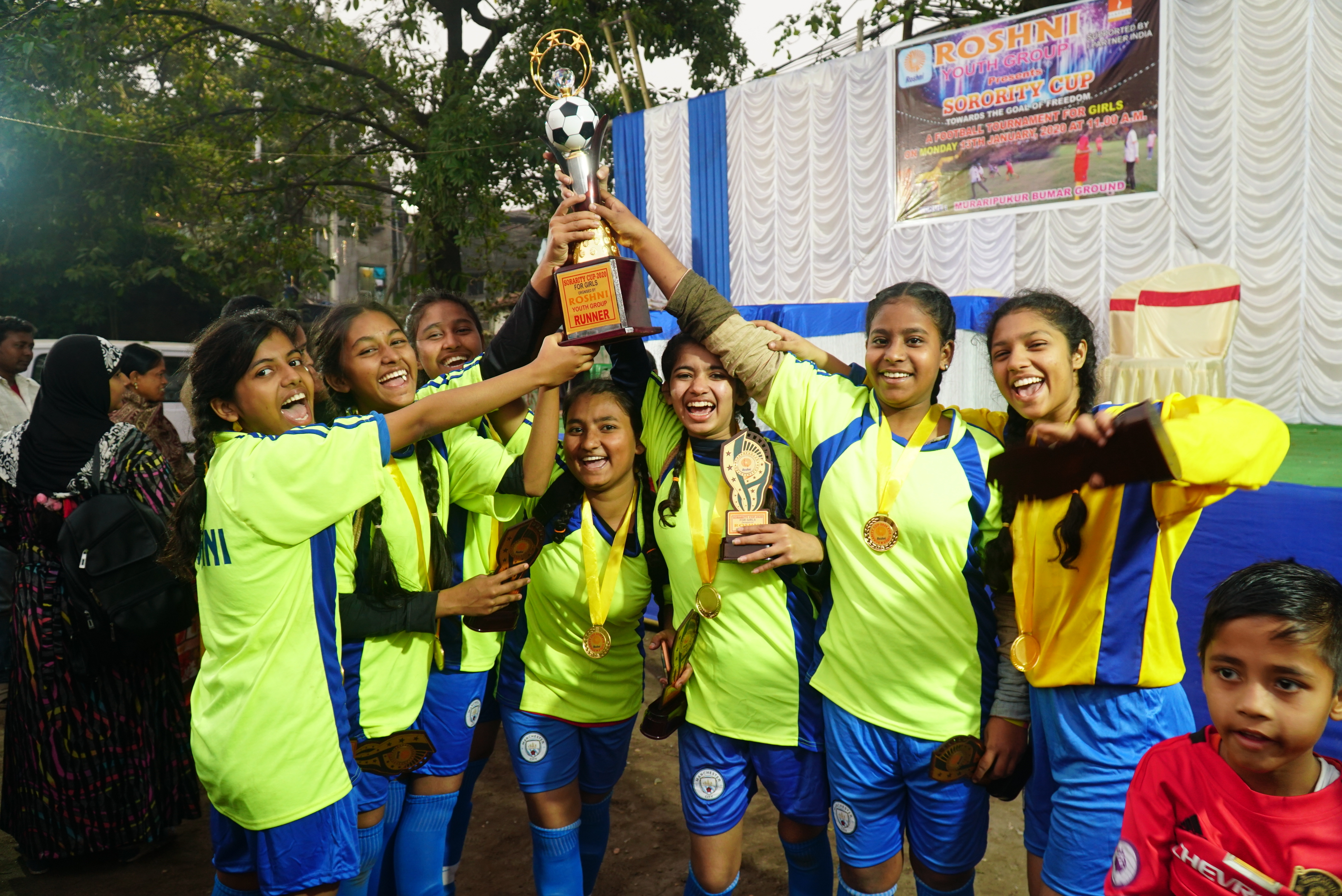 Young girls' fight for equality through sports