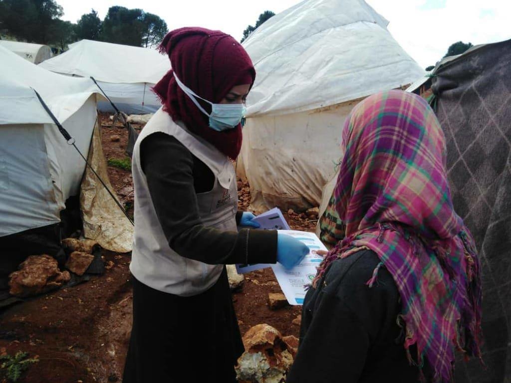 COVID19 infection prevention campaign in Syria