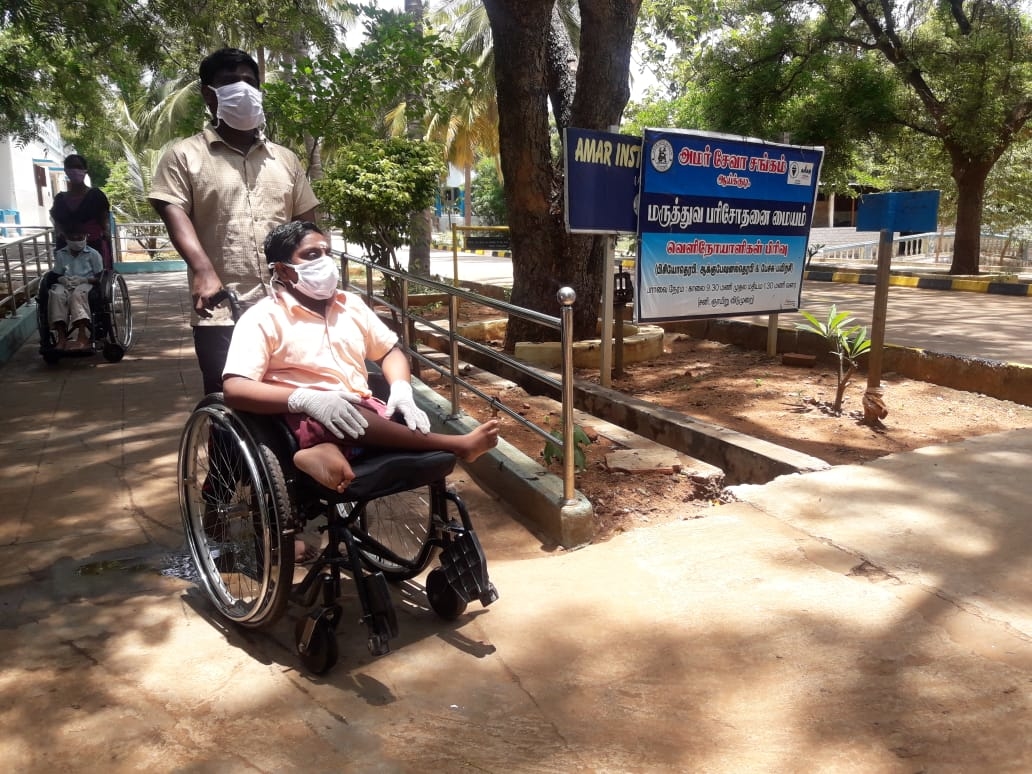 Amar Seva Sangam's efforts to fight Covid 19.