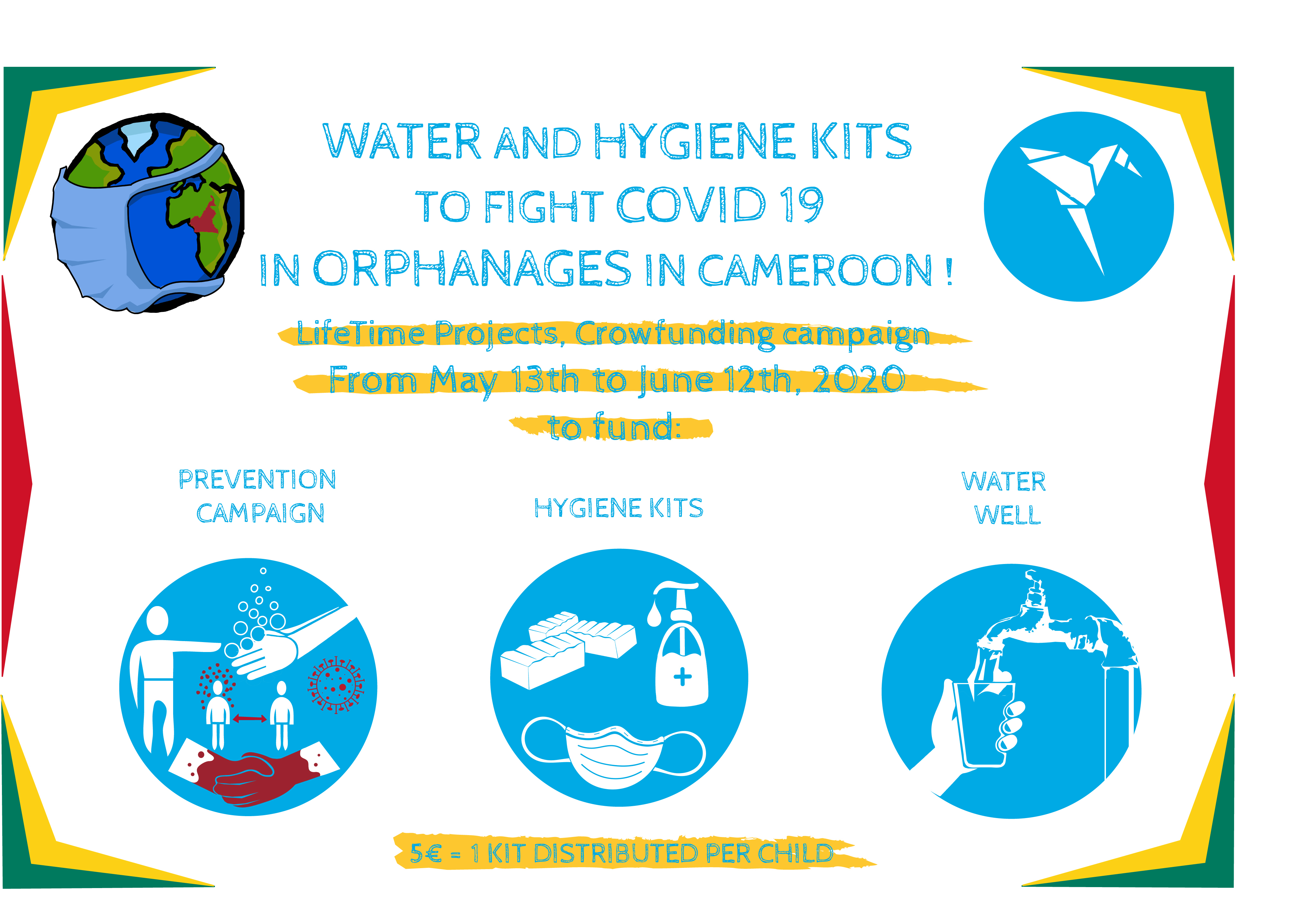 Water & hygiene kits to fight COVID-19 in Cameroon