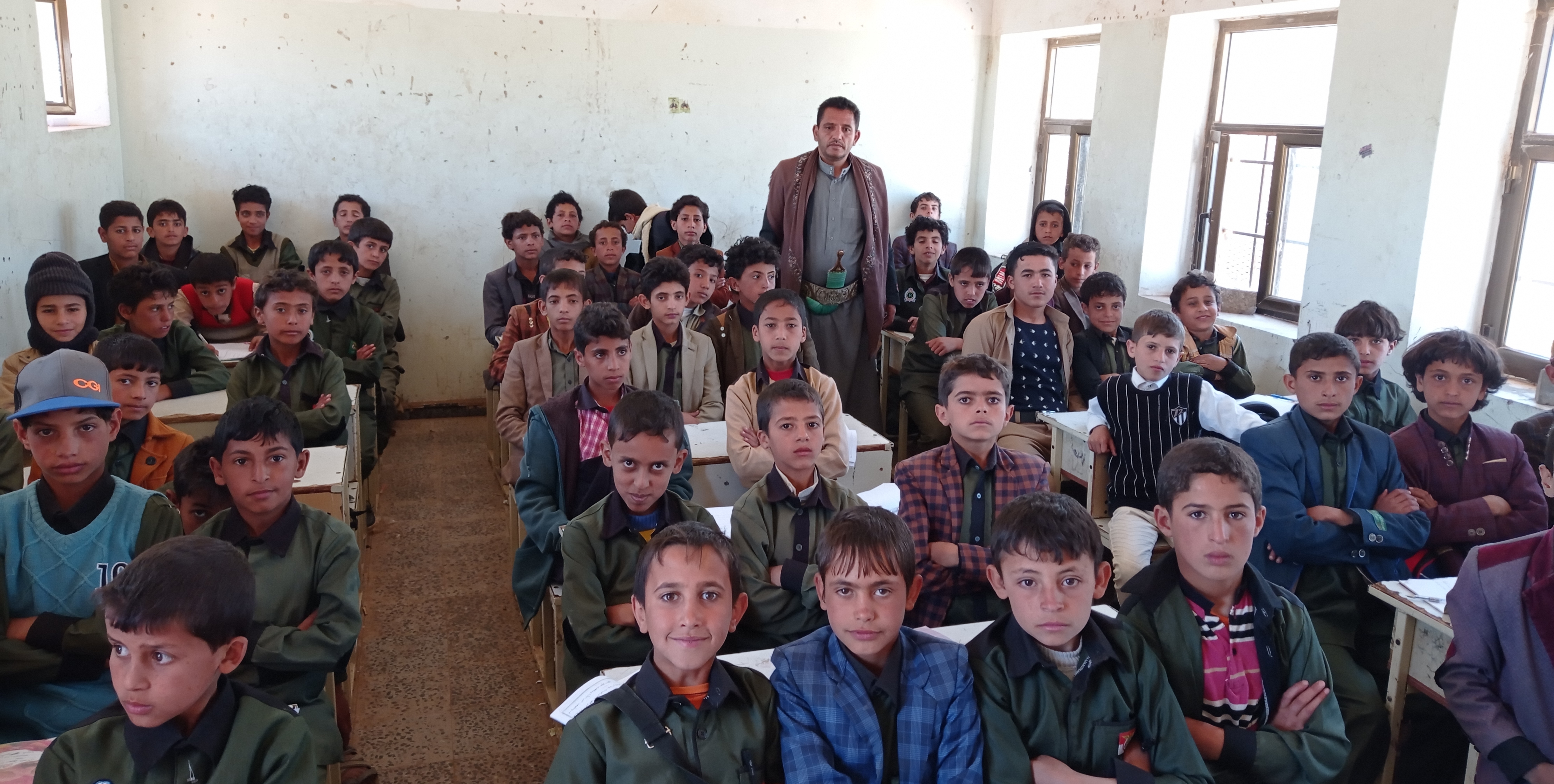 Educational services for displaced children in Yem