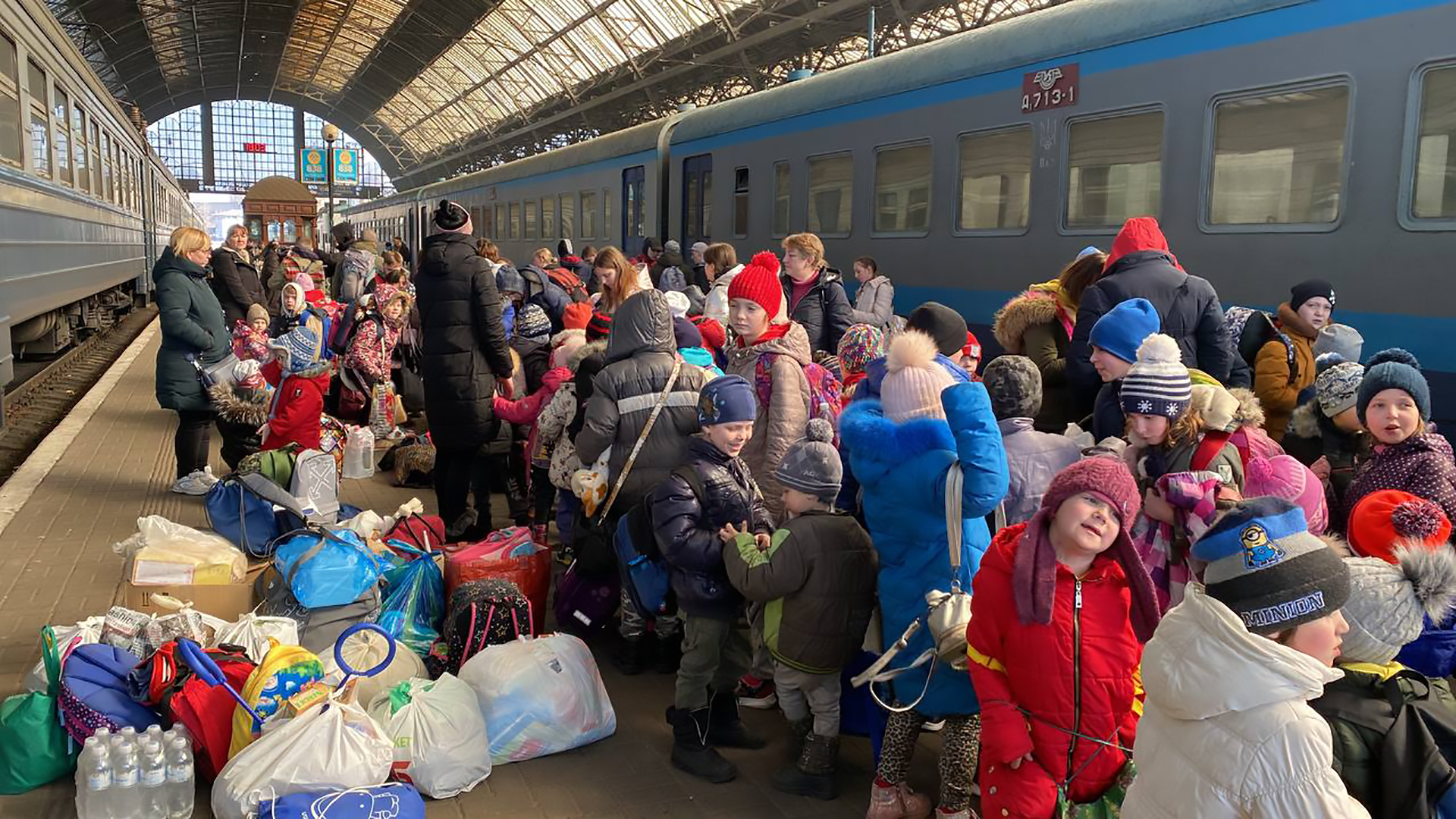 Evacuating Orphans & Families, Bringing Aid