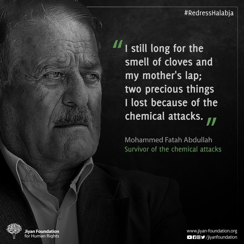 Aid Gas Attack Survivors in Halabja Kurdistan Iraq