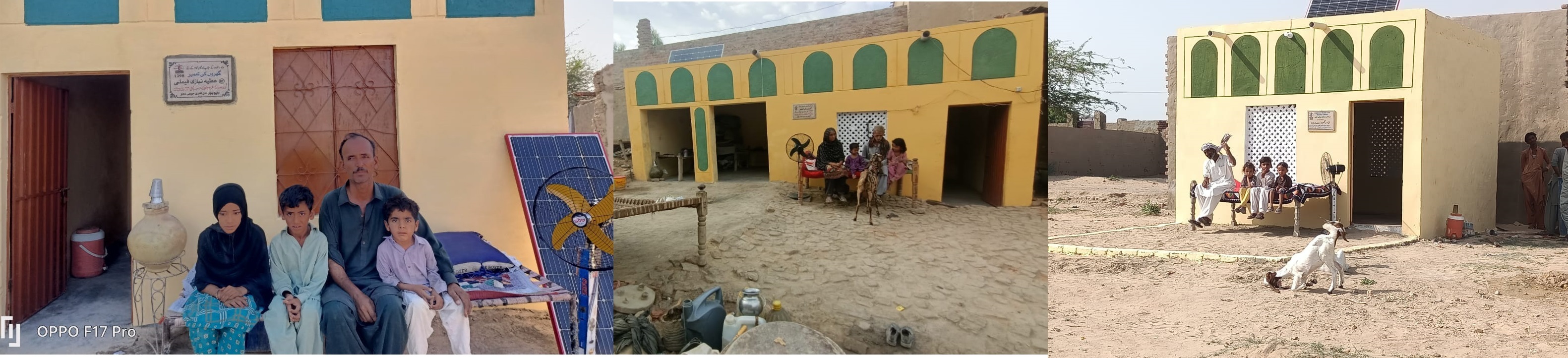 From mud hut to a  small bricked House