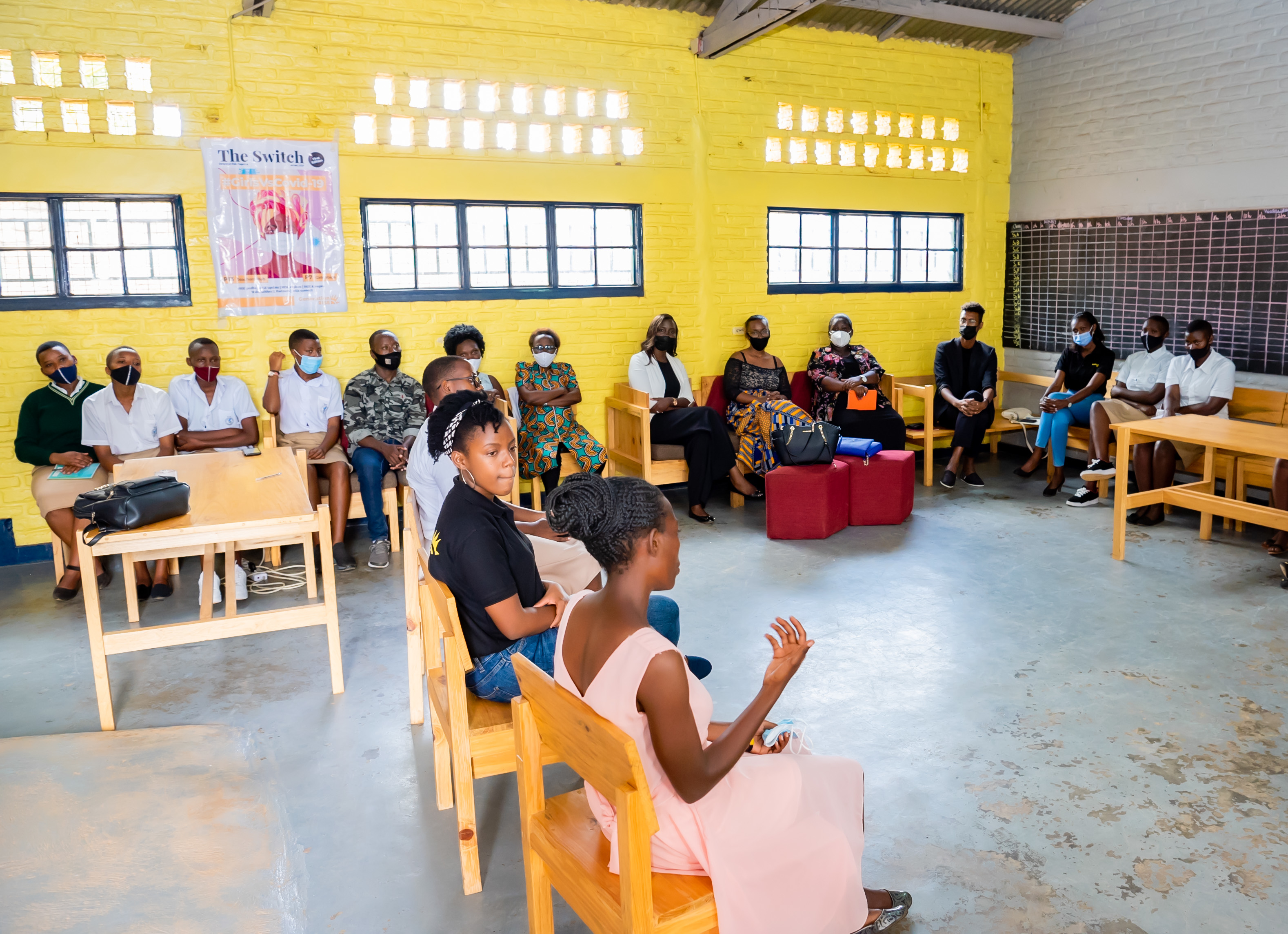 Build a reading corner for girls in rural Rwanda