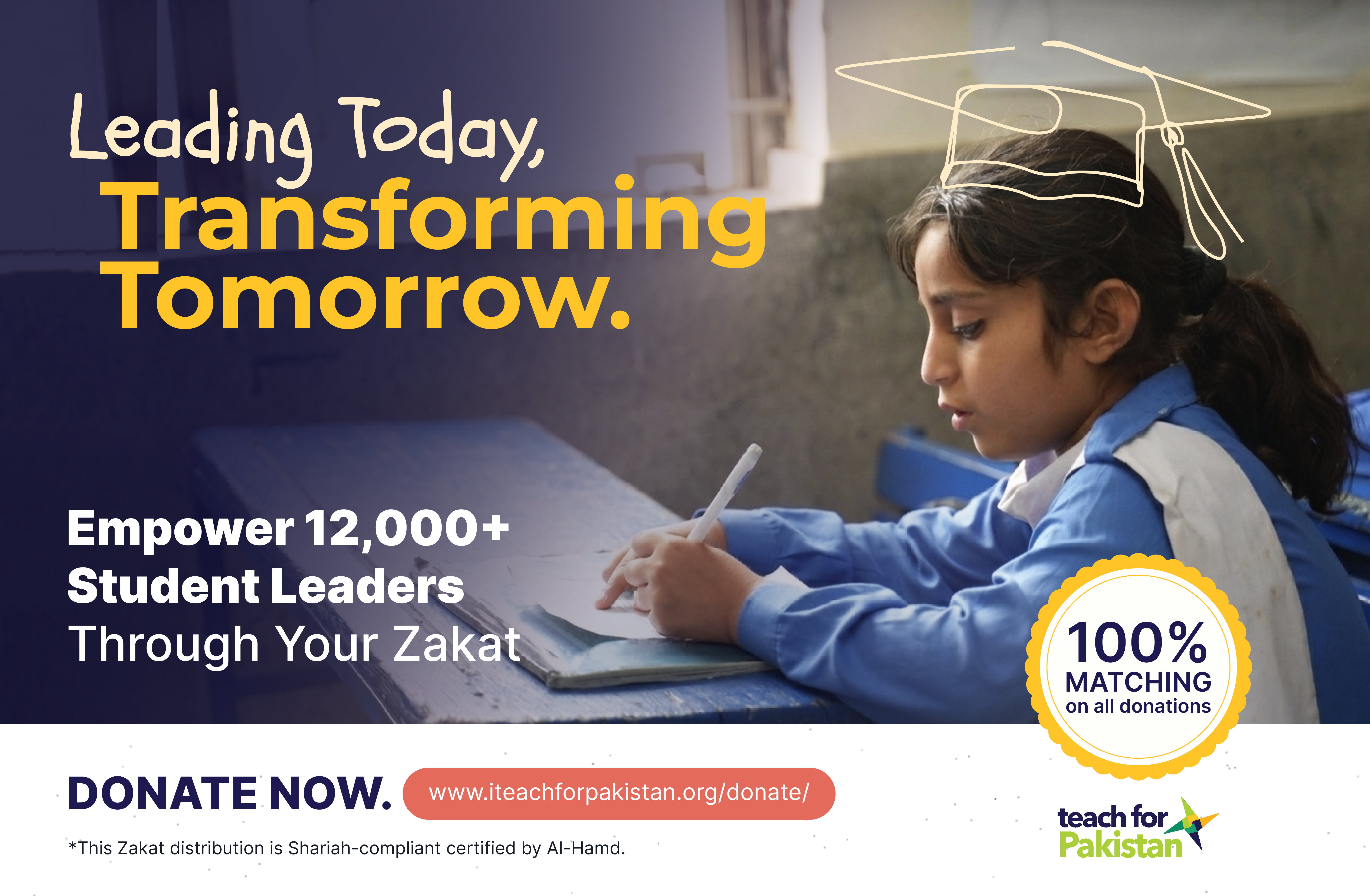 Your Zakat empowers 12,000 student leaders