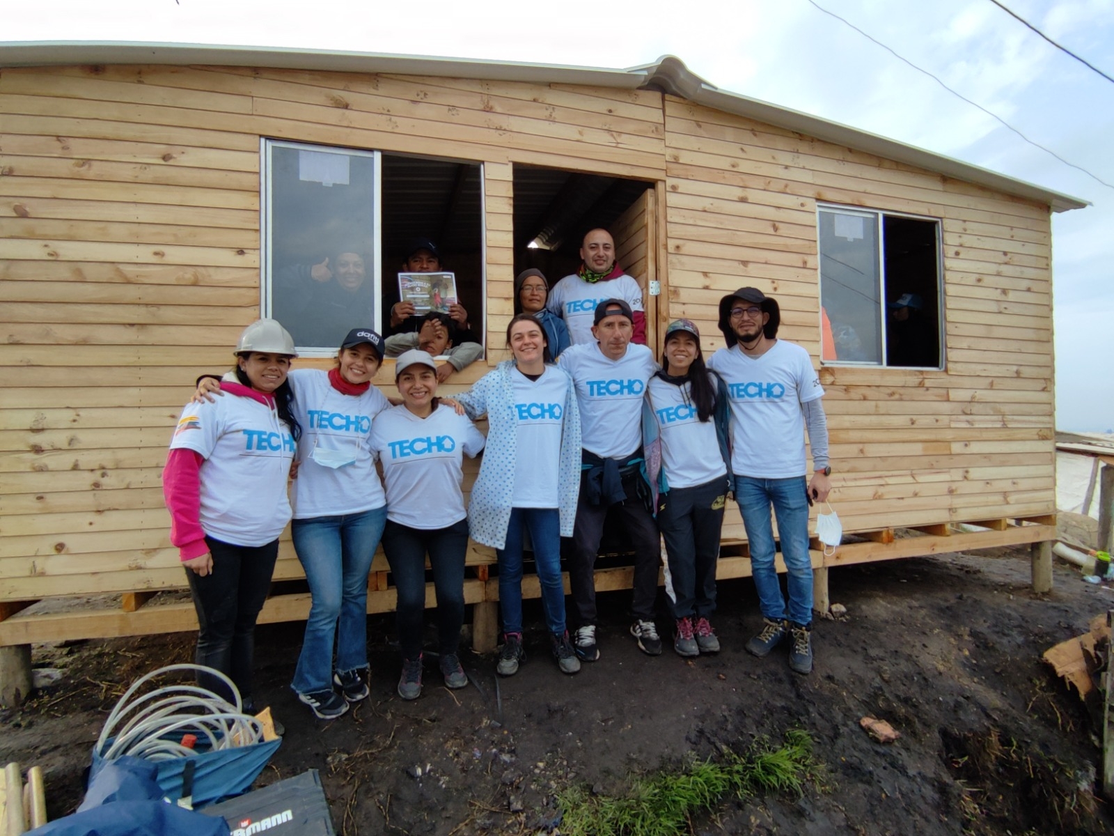 Emergency relief for 5 families left homeless