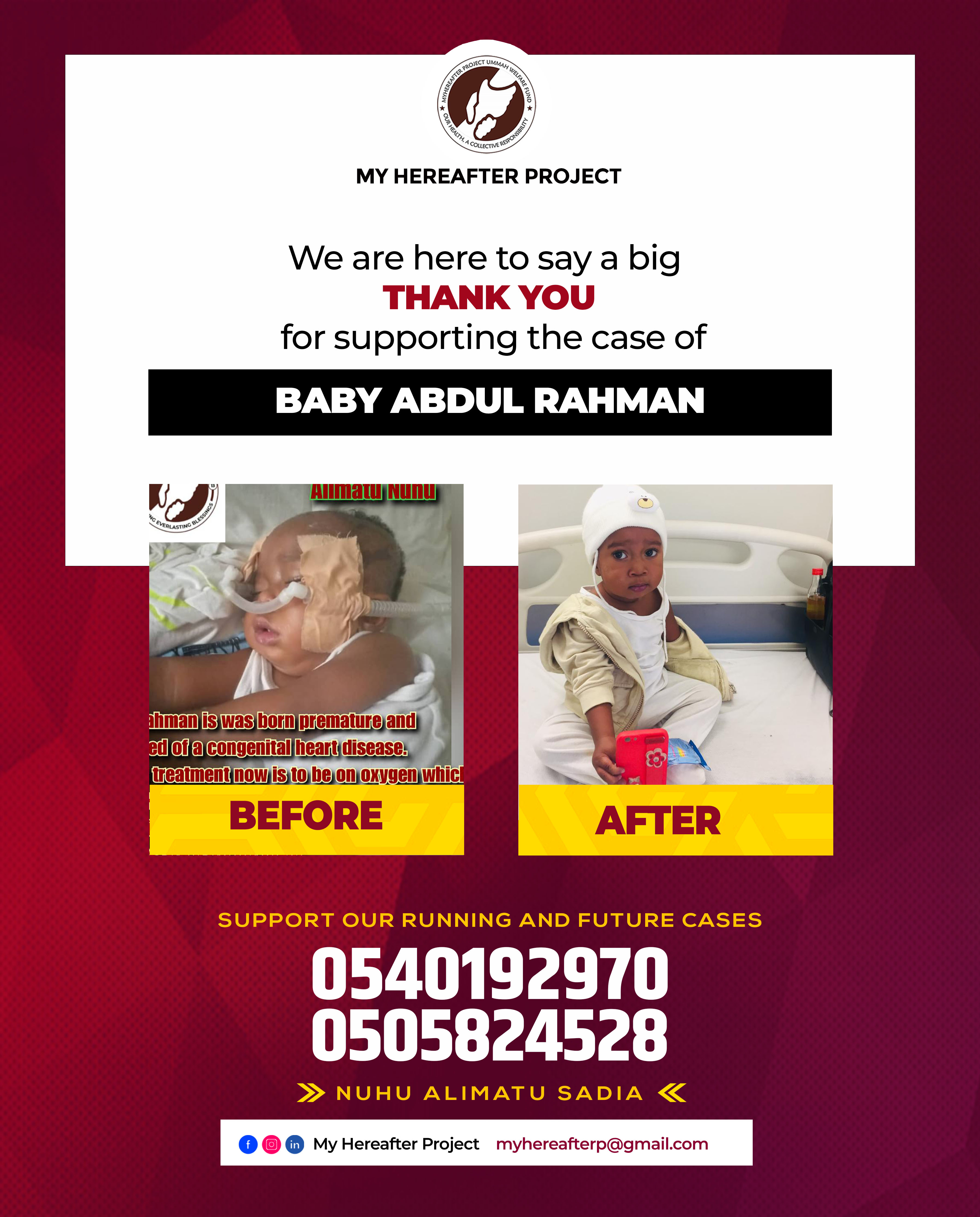Support hospital bills for needy children in Ghana