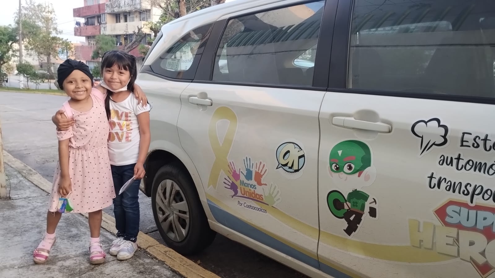 New car for transporting 48 children with cancer
