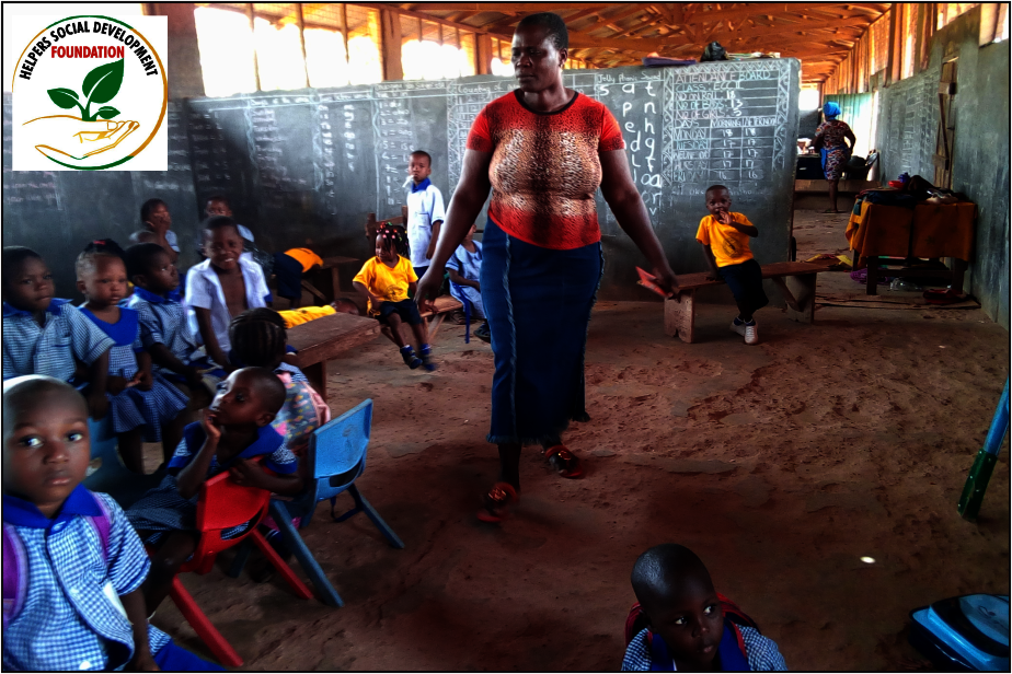 Classroom building for poor street children