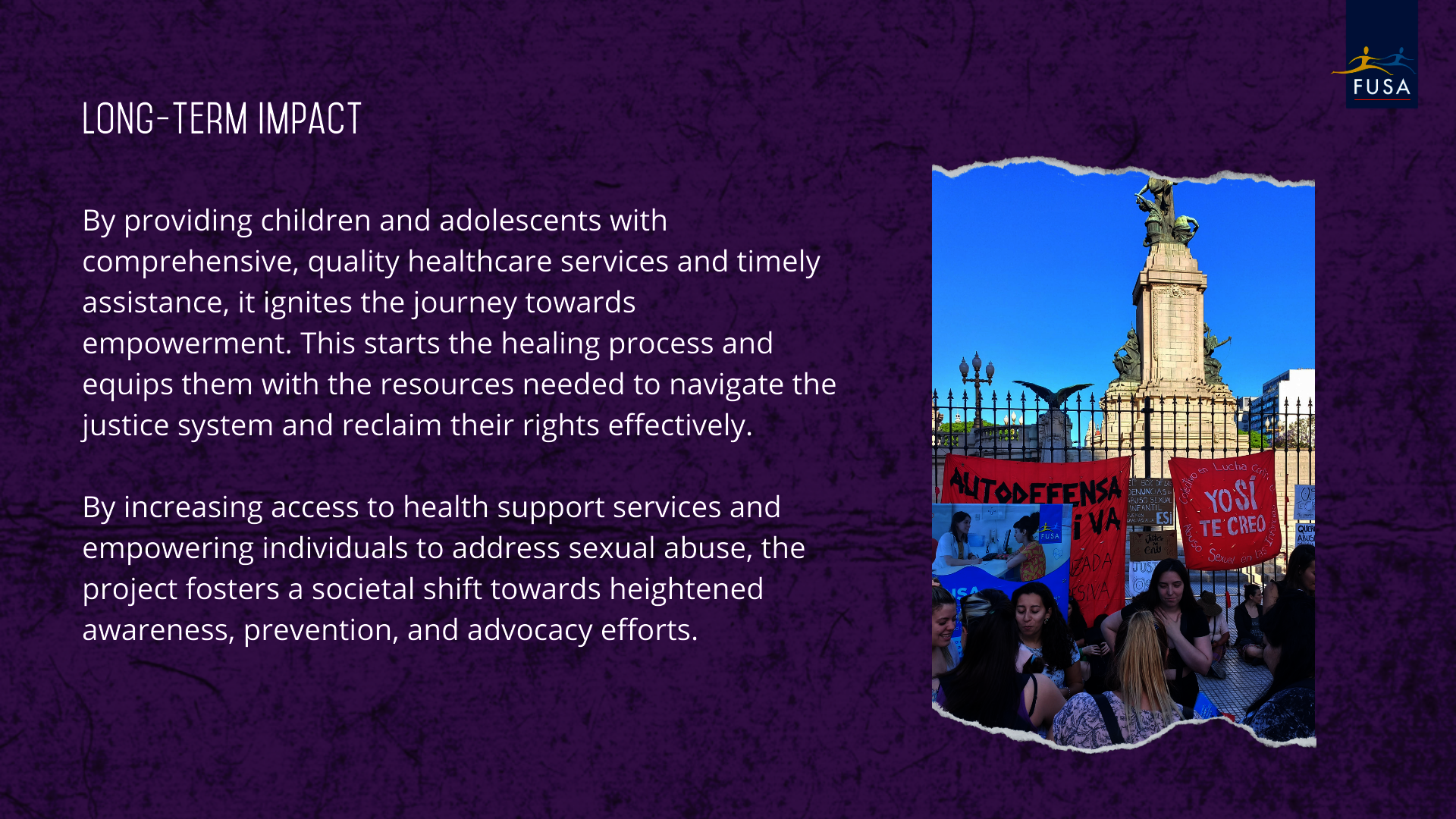 Support FUSA's Fight Against Sexual Abuse