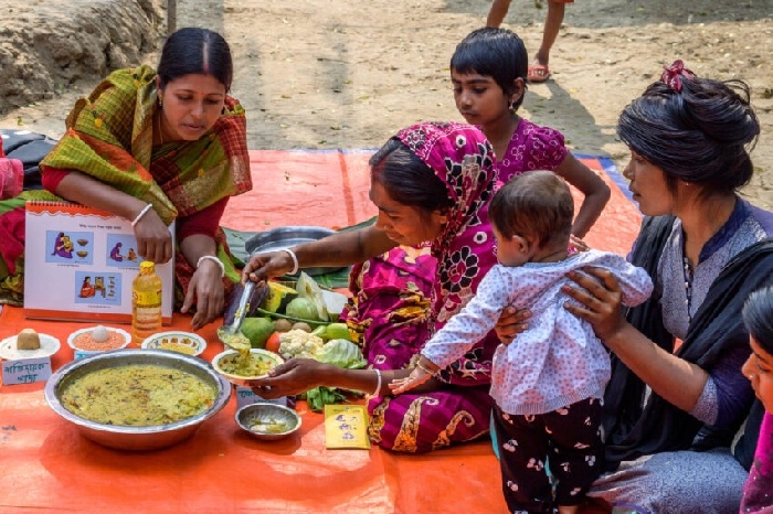 Maternal & Child Nutrition in Char land,Bangladesh
