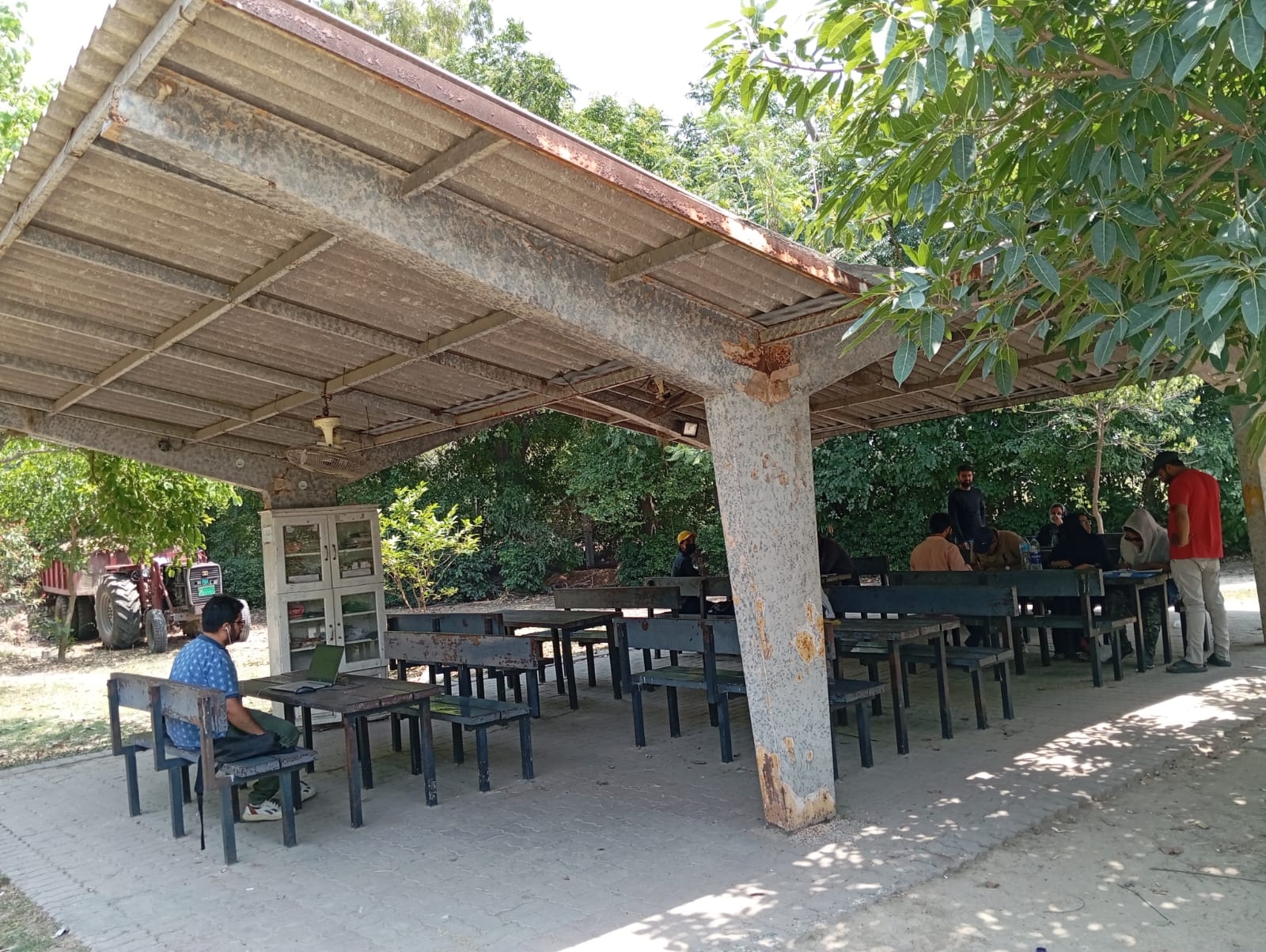 Shed Library in Park - Girls Read to Succeed