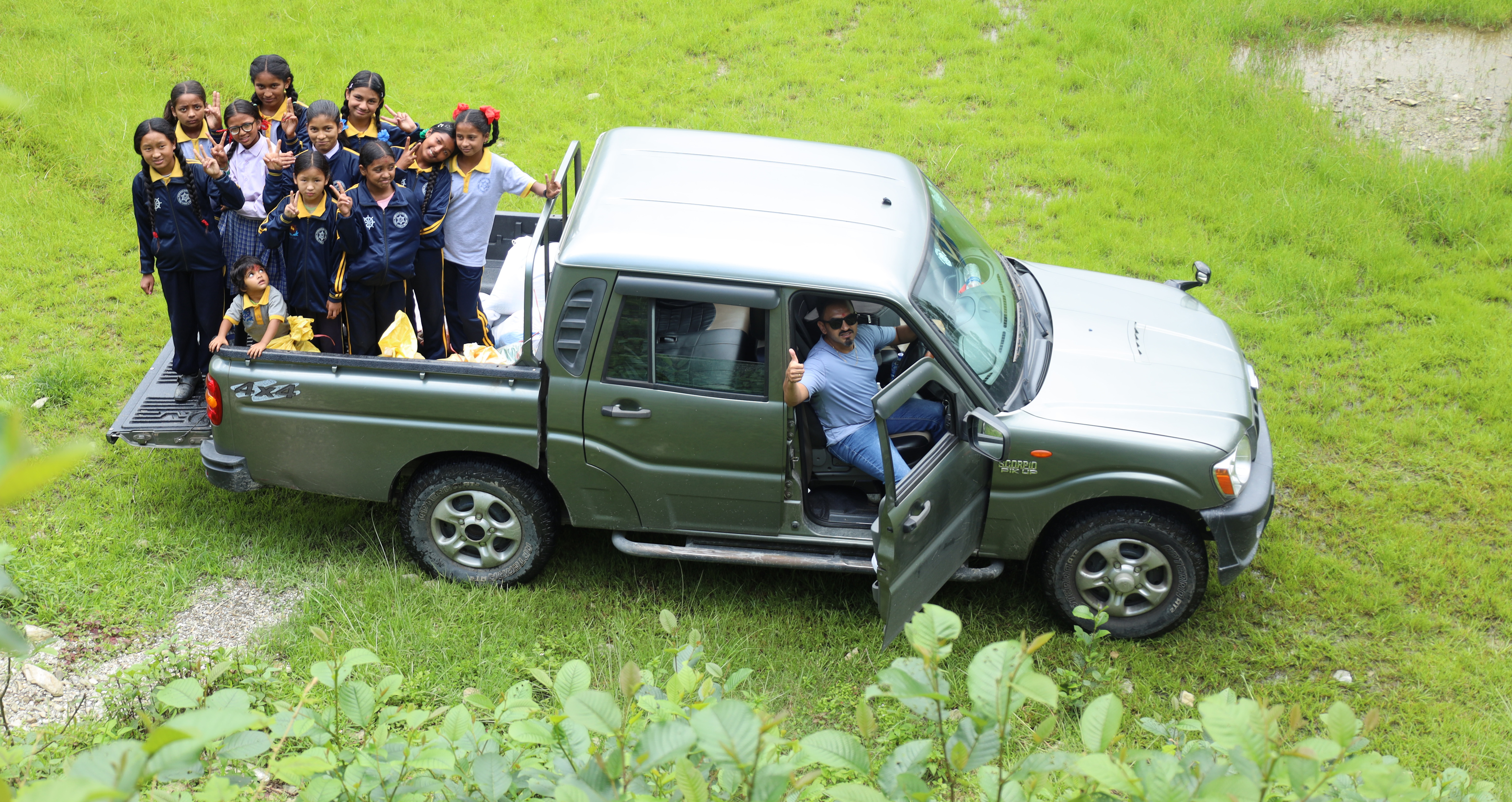 Pick-Up Truck for Food Deliveries