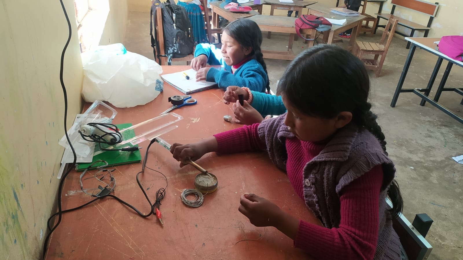 Technology in rural schools in Bolivia