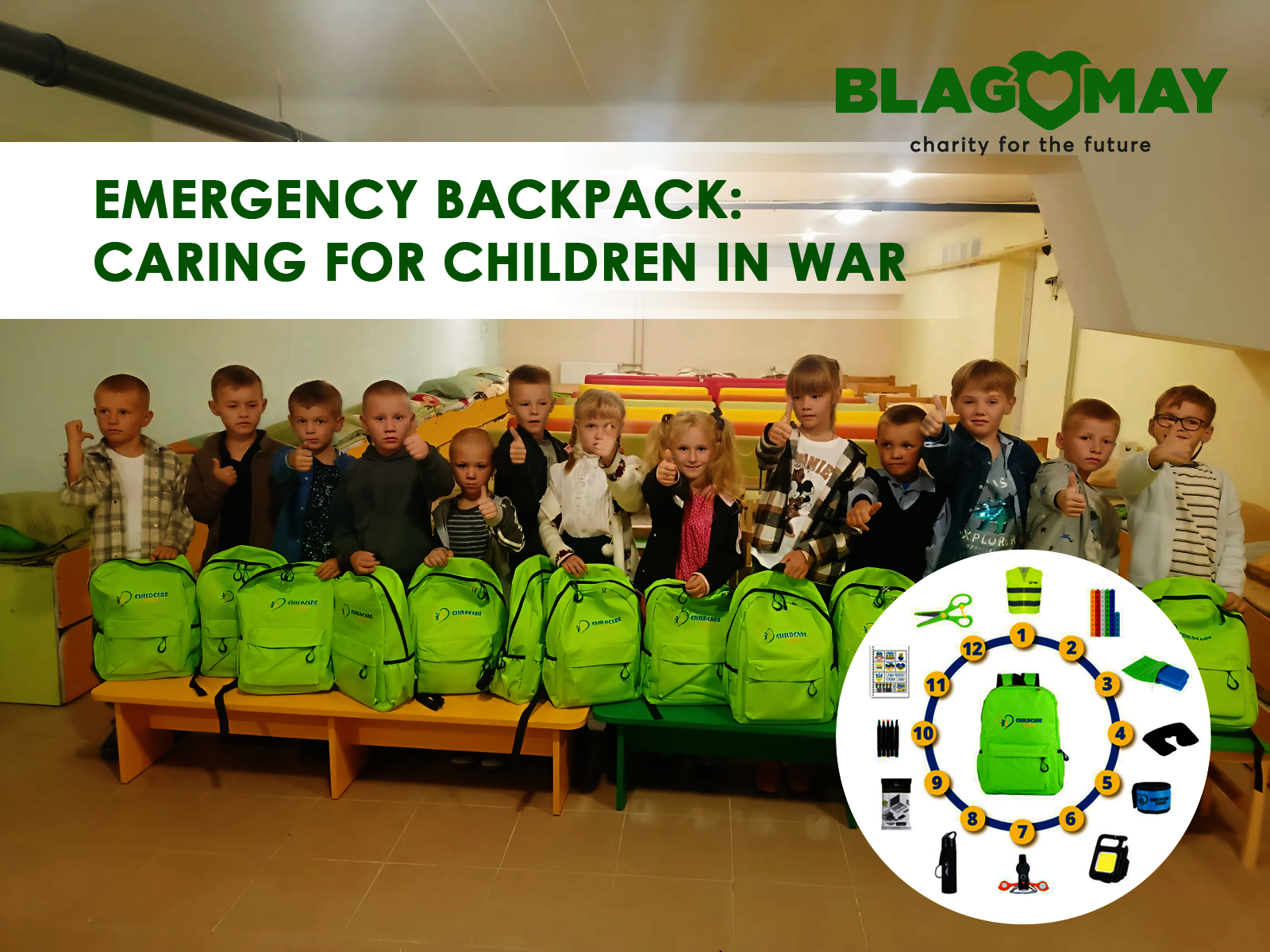 Emergency Backpack: Caring for Children in War