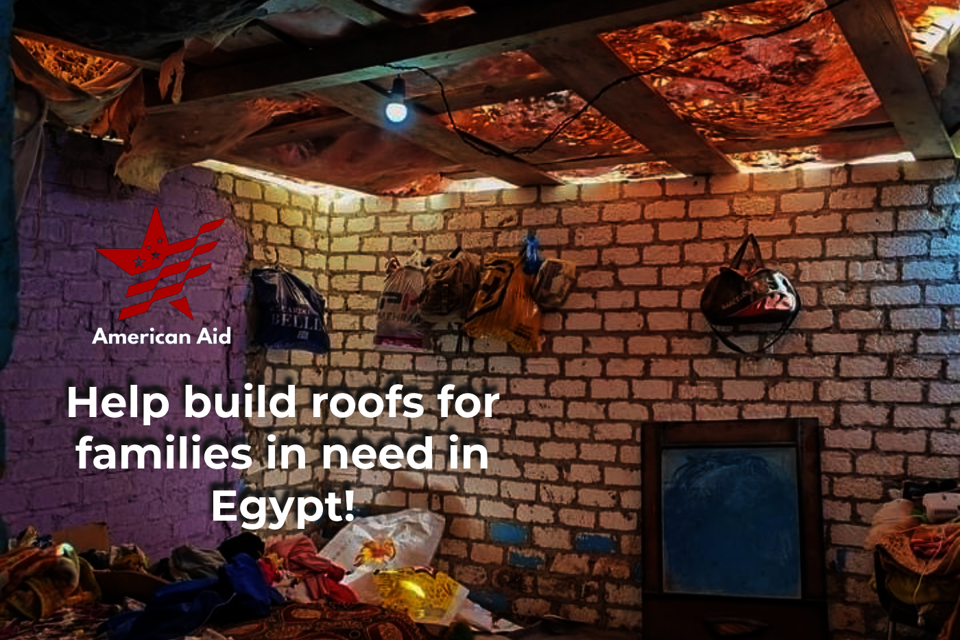 Build Roofs for 50 Poor Egyptian Families!