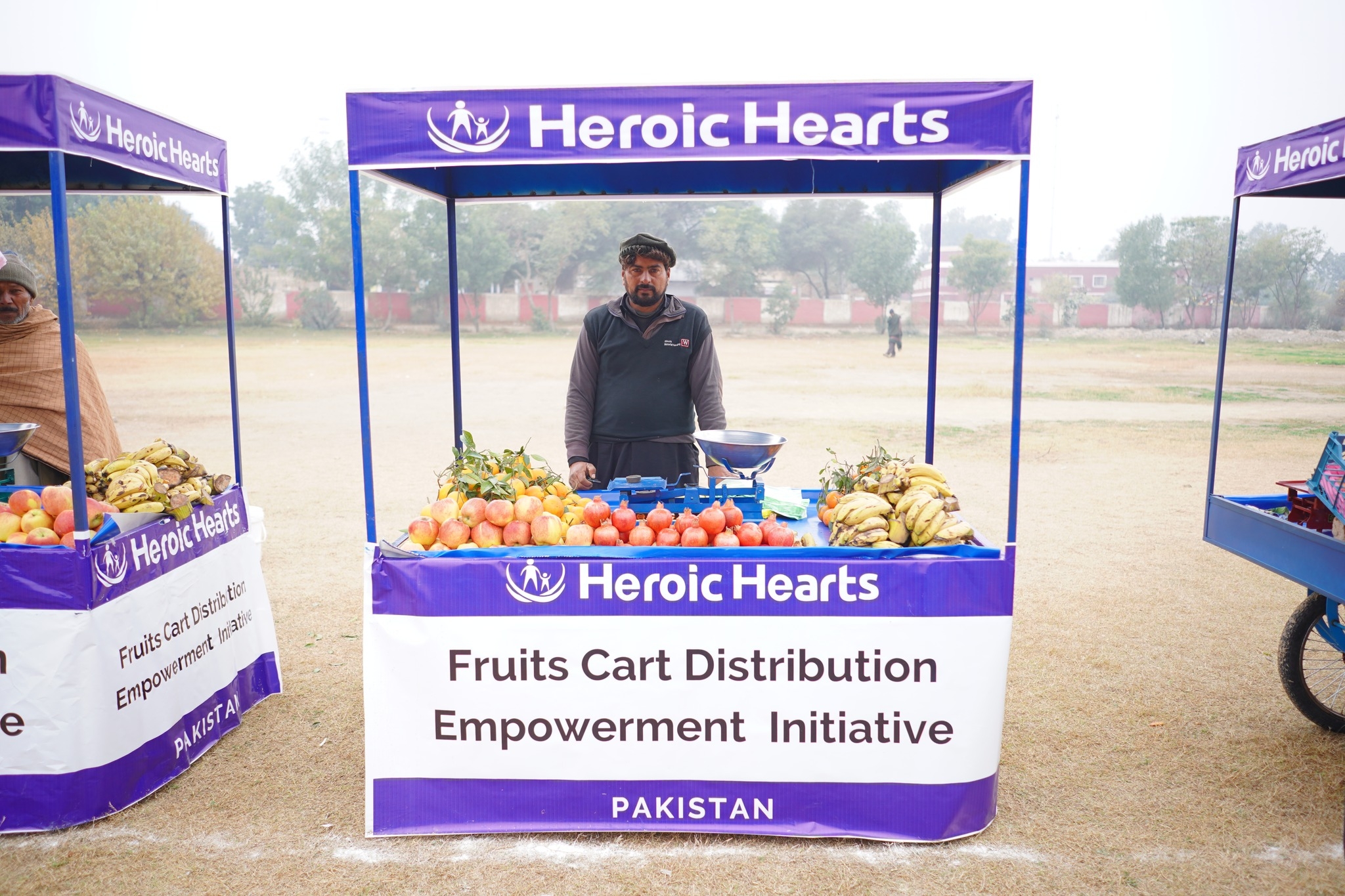 Provide 100 Fruitcarts to deserving in Pakistan