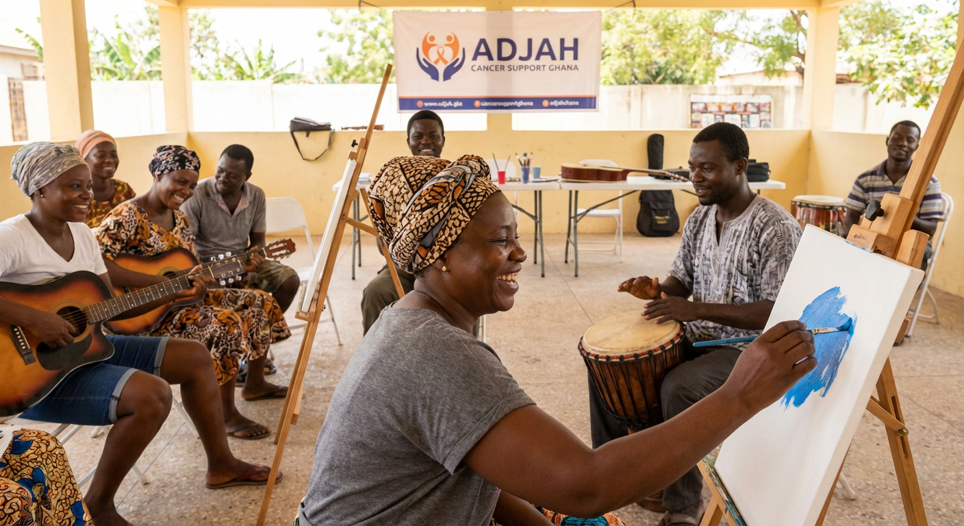 Healing Through Art and Music for Cancer Fighters