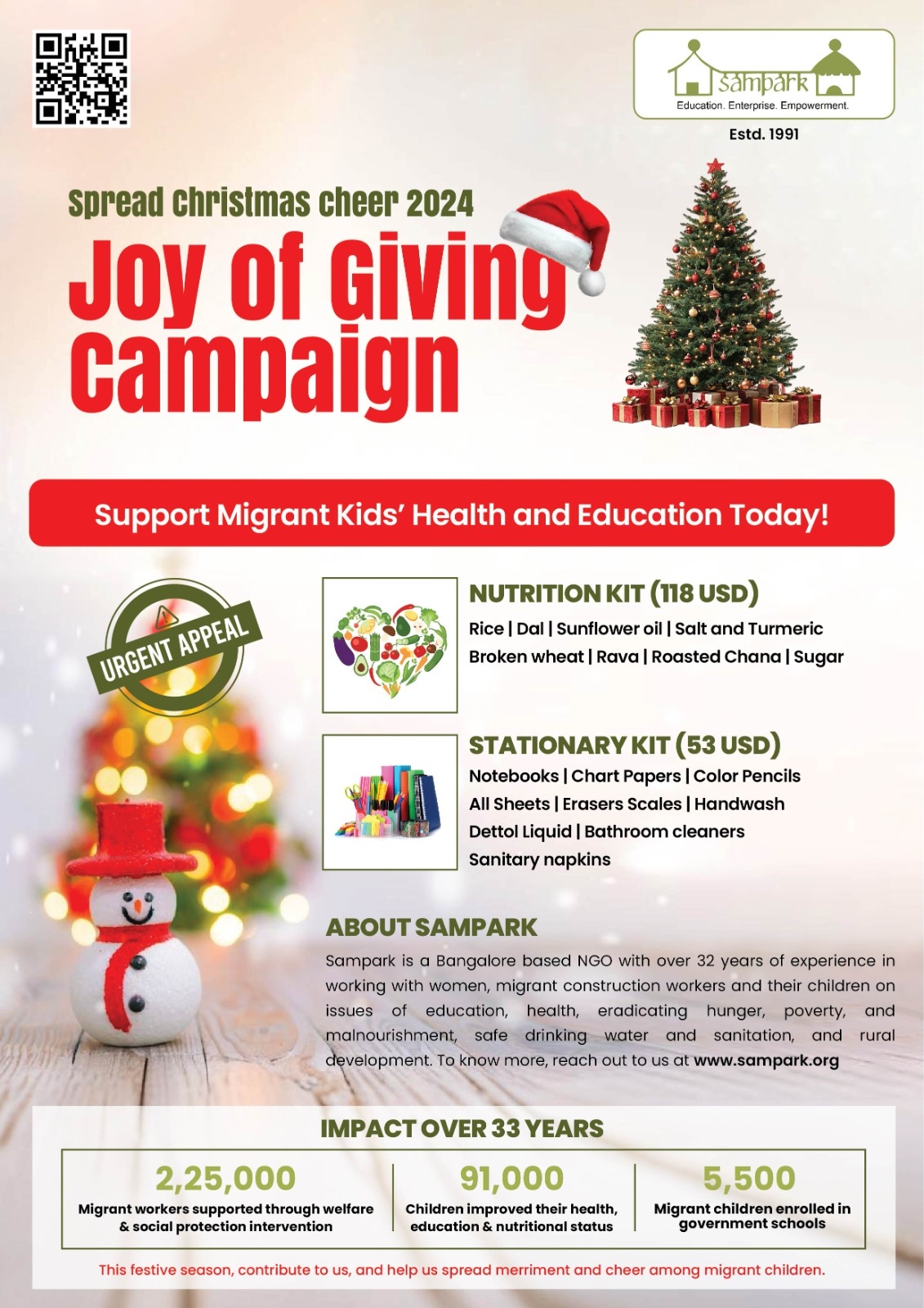 Spread Christmas Cheer, Joy Of Giving 2024,