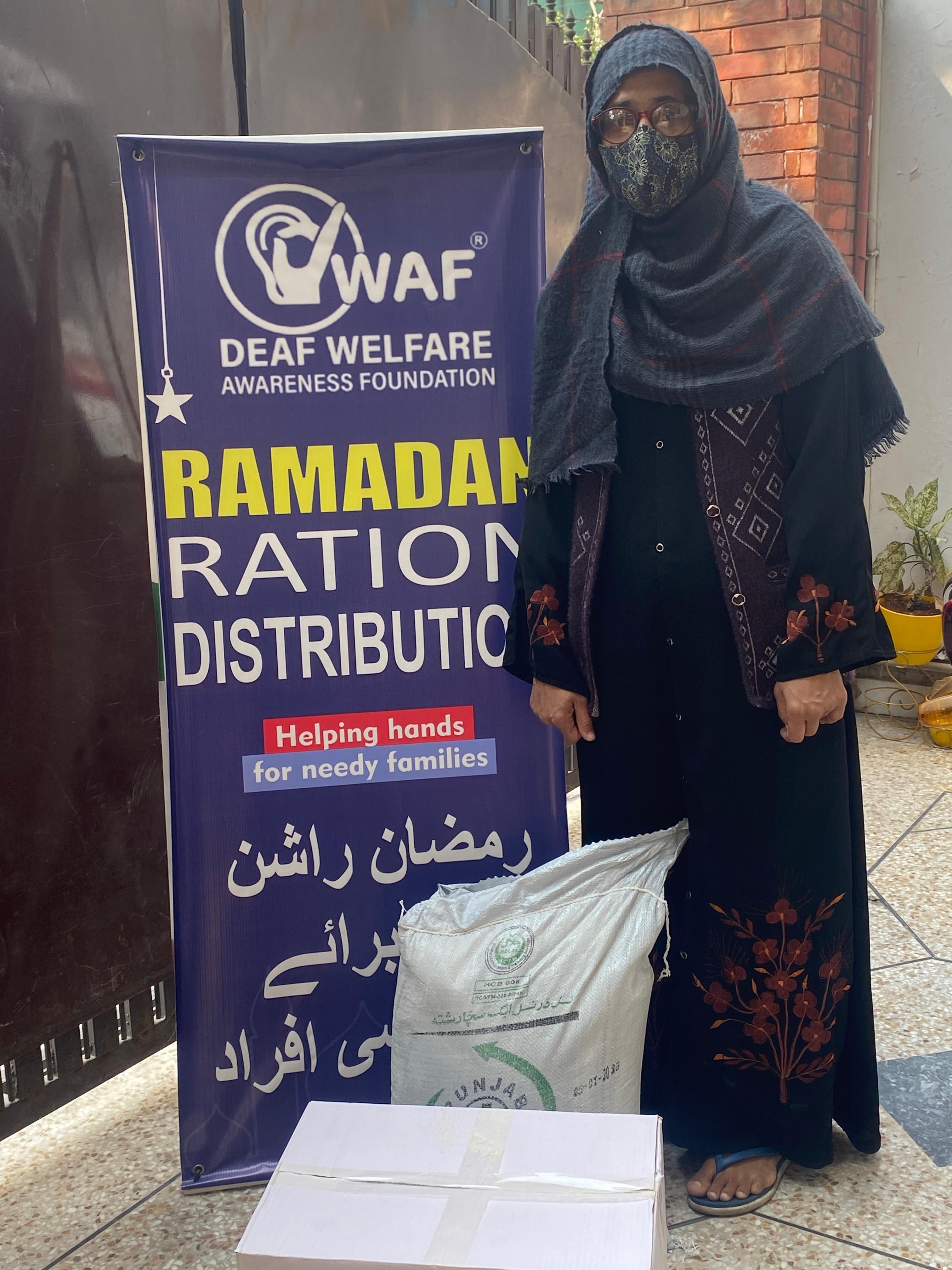 Ramazan Iftar & Rashan for Deaf & PWDs Support