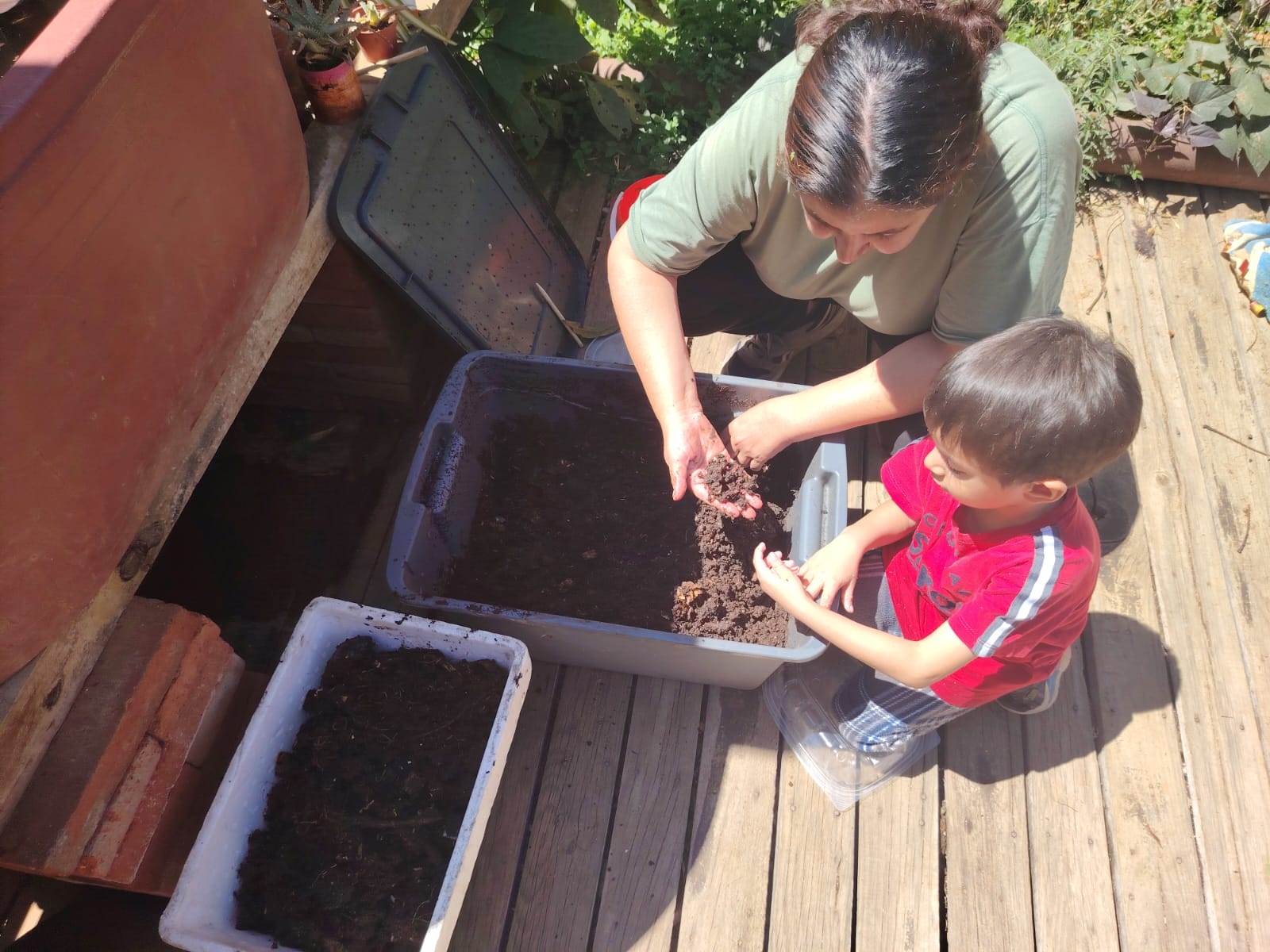 Oaxacan Families improving their food sovereignty