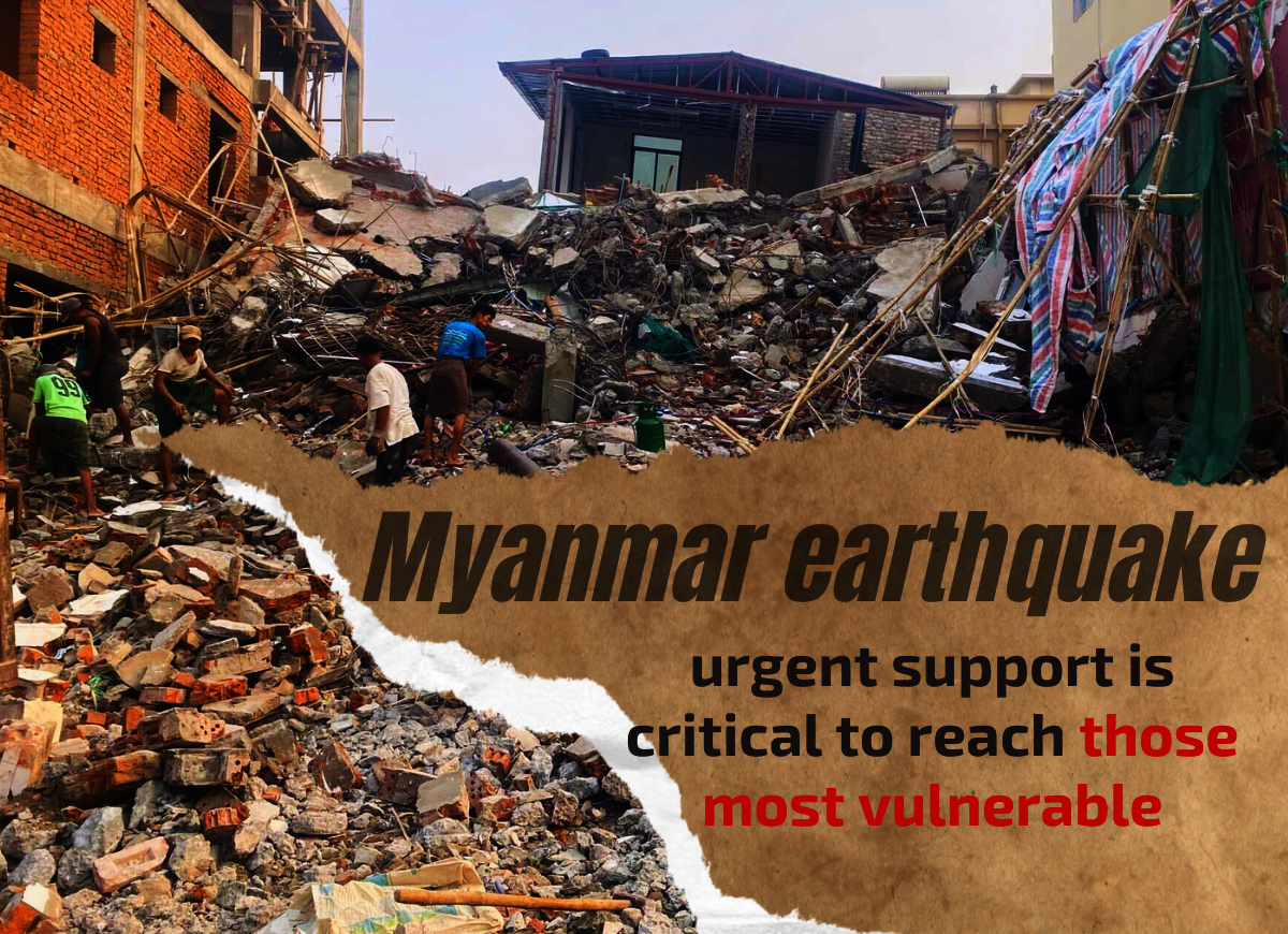 Myanmar Quake Relief: Save Lives & Livelihoods