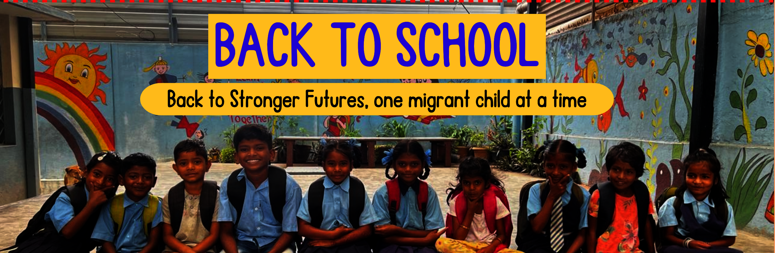 Back to School: A Joyous Restart for Migrant Kids