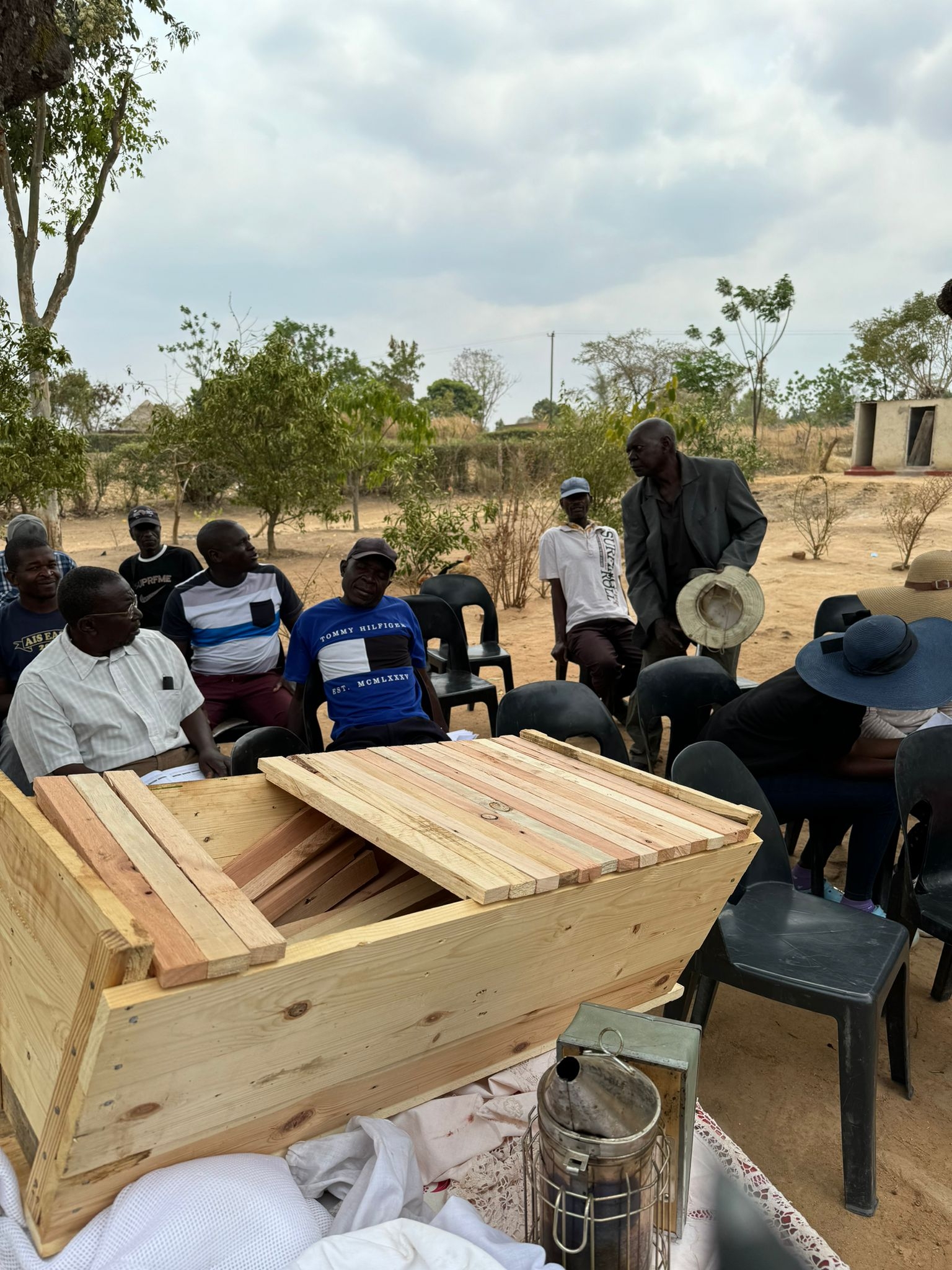 Elephant - Chilli; beehive fence for 100 villagers