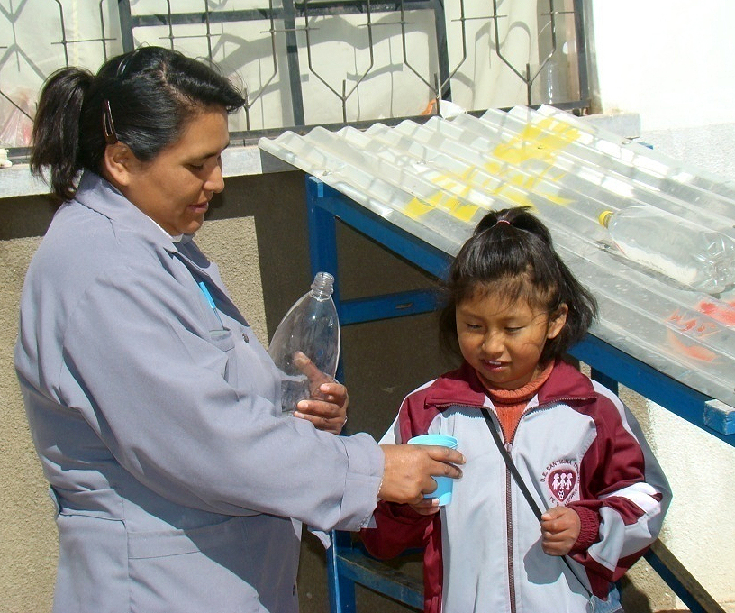 Develop an indicator for Solar Water Disinfection