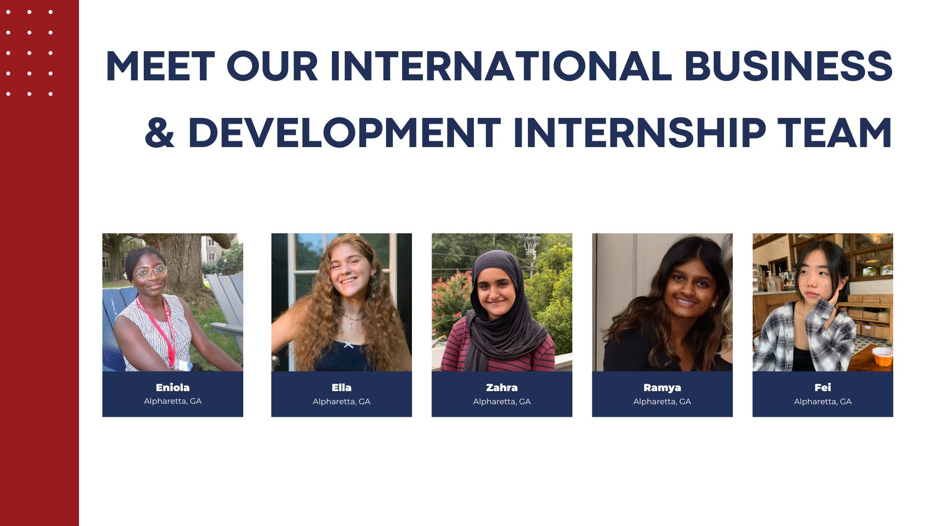 LI Interns Building Businesses & Changing Lives