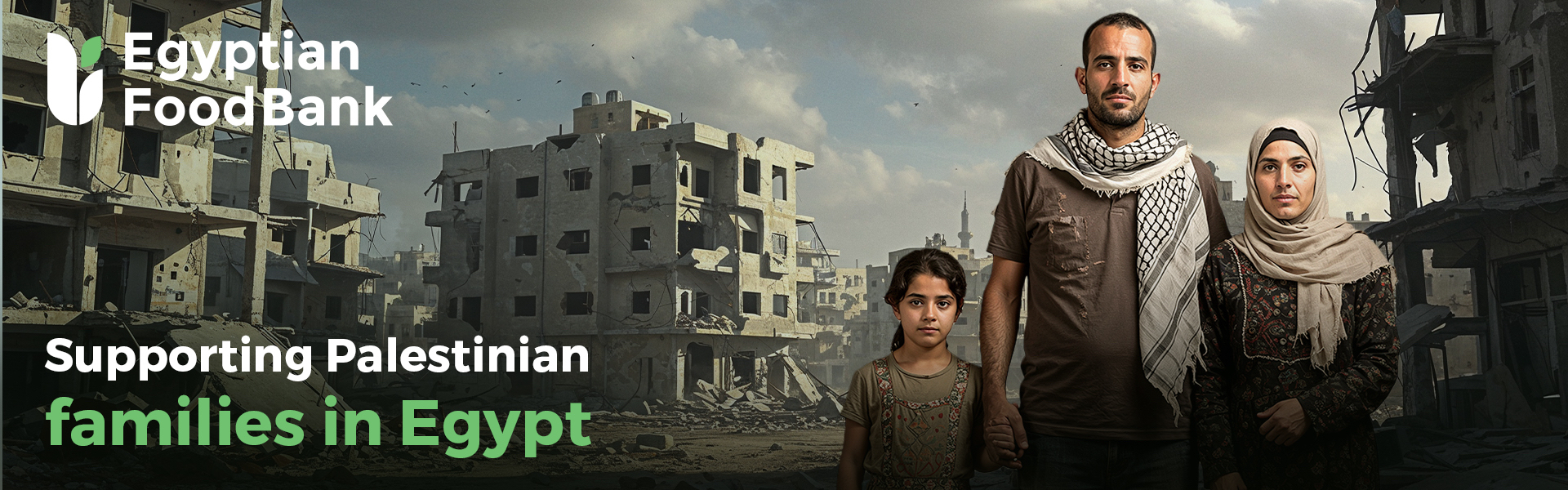 Supporting Palestinian families in Egypt