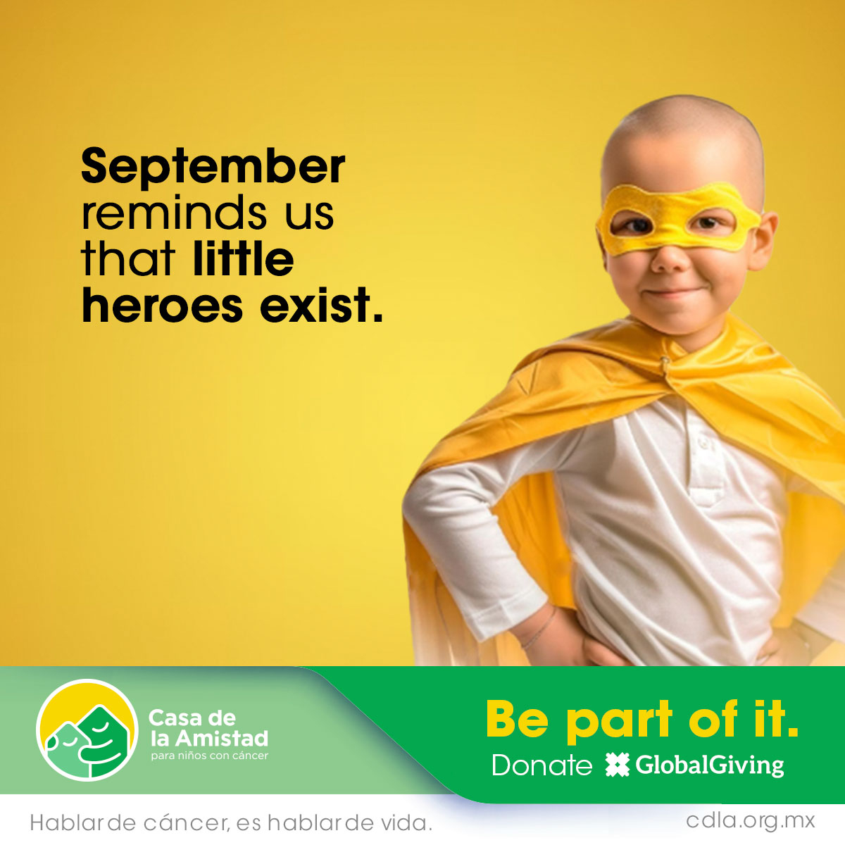 September Gold Ribbon Month: Casa de la Amistad