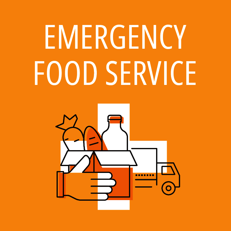 Send a food parcel for those who cannot collect it