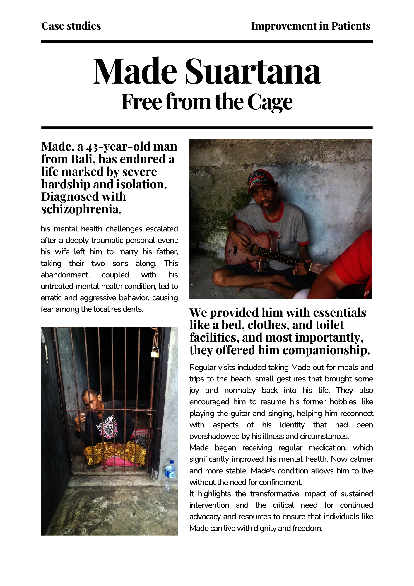 Mental Health Community Support Project