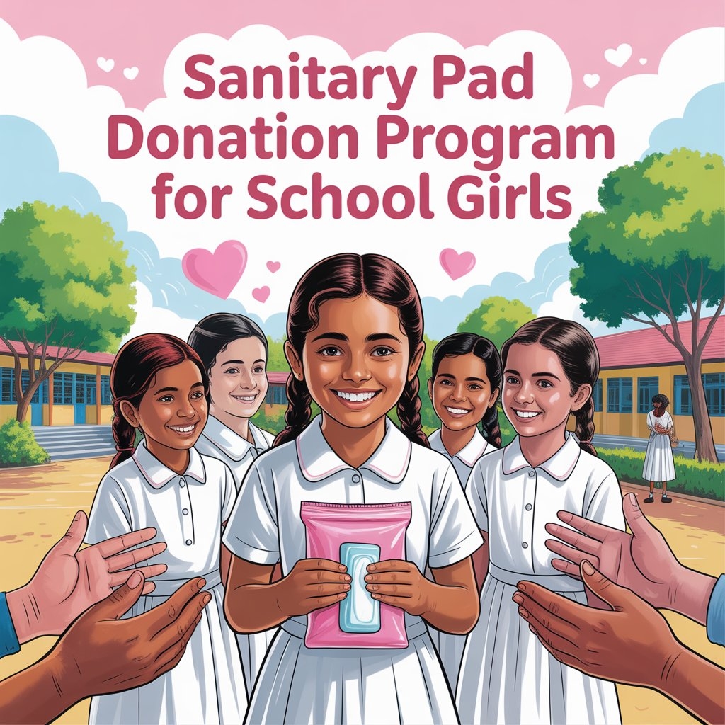 Sanitary Pad Donation Program for School Girls